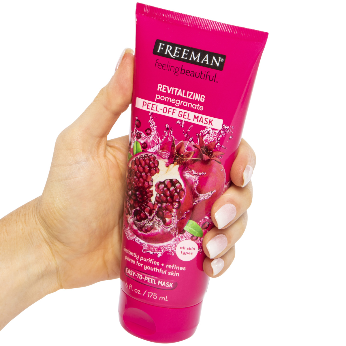Freeman® Feeling Beautiful™ Exfoliating Pomegranate Peel-Off Mask 6oz