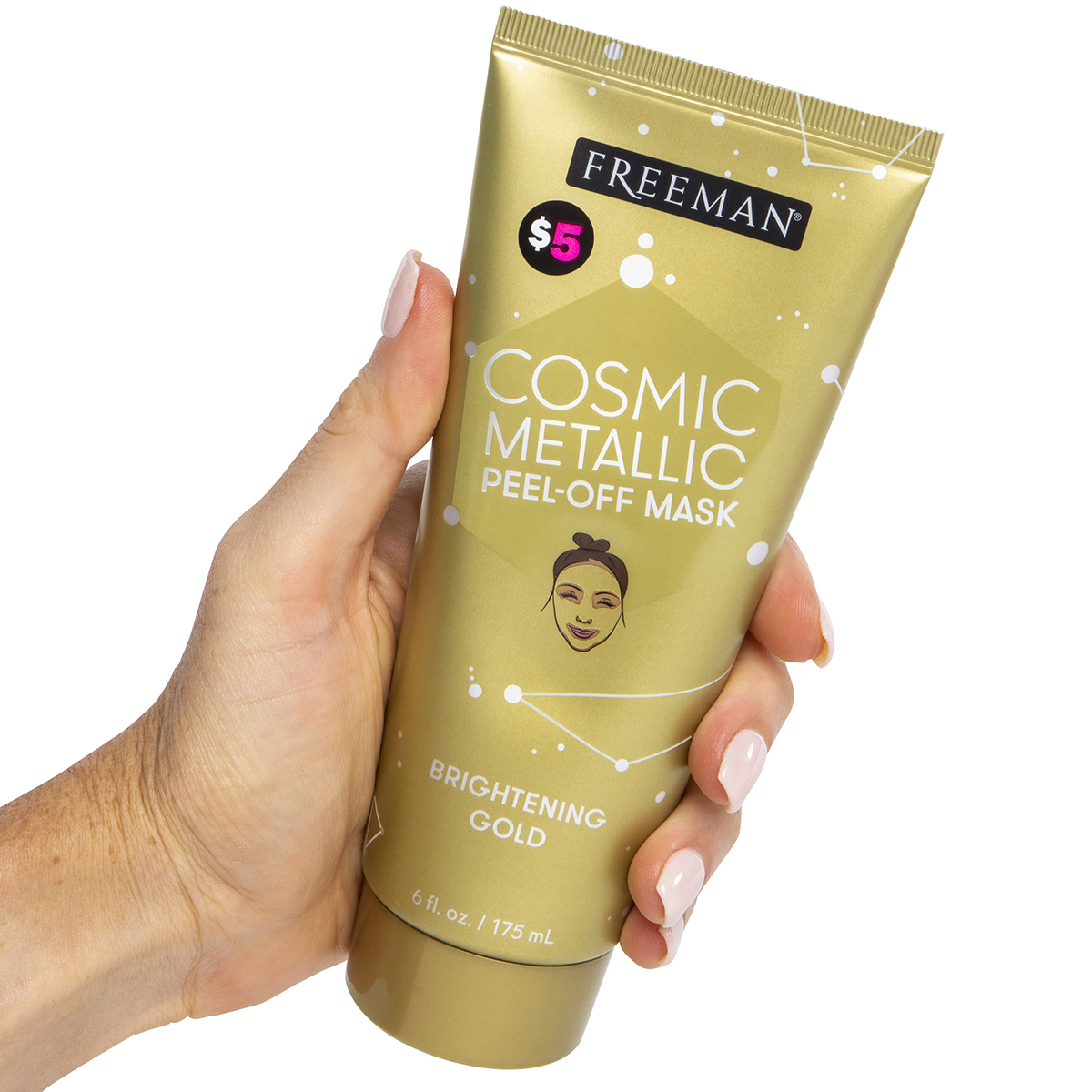 Freeman Brightening Gold Cosmic Metals Peel-Off Mask 6oz