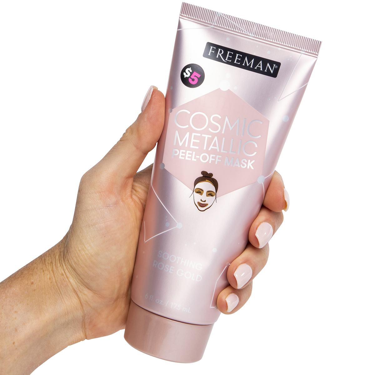 Freeman Soothing Rose Gold Cosmic Metals Peel-Off Mask 6oz