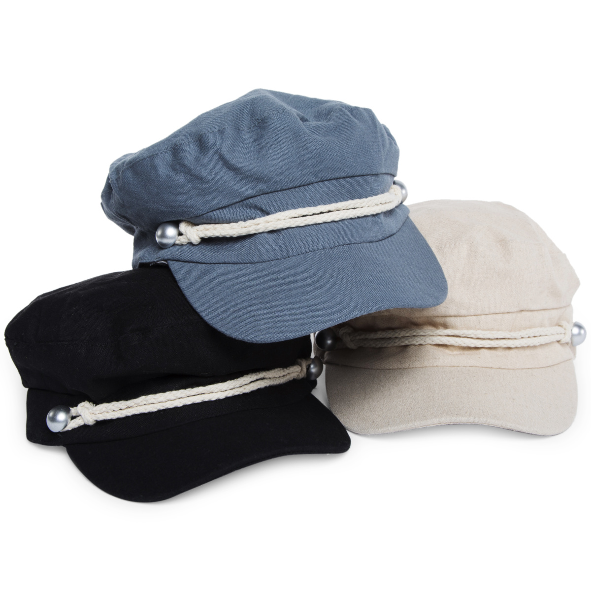 Juniors Canvas Baker Boy Cap