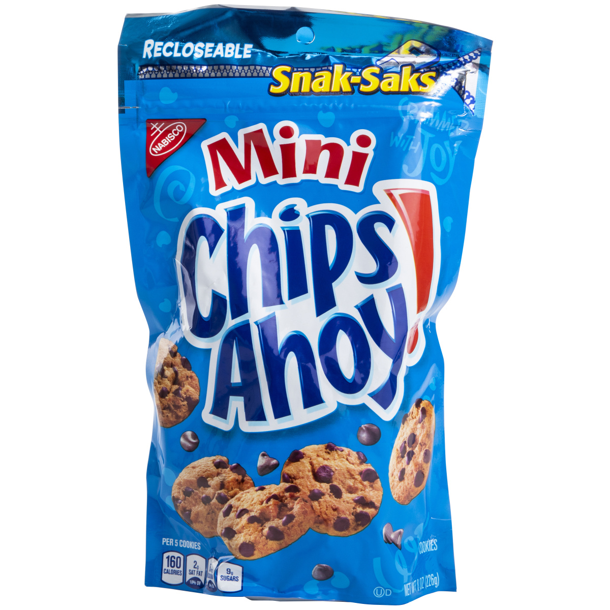 Mini Chips Ahoy!® Cookies Recloseable Snak-Sak 8oz.