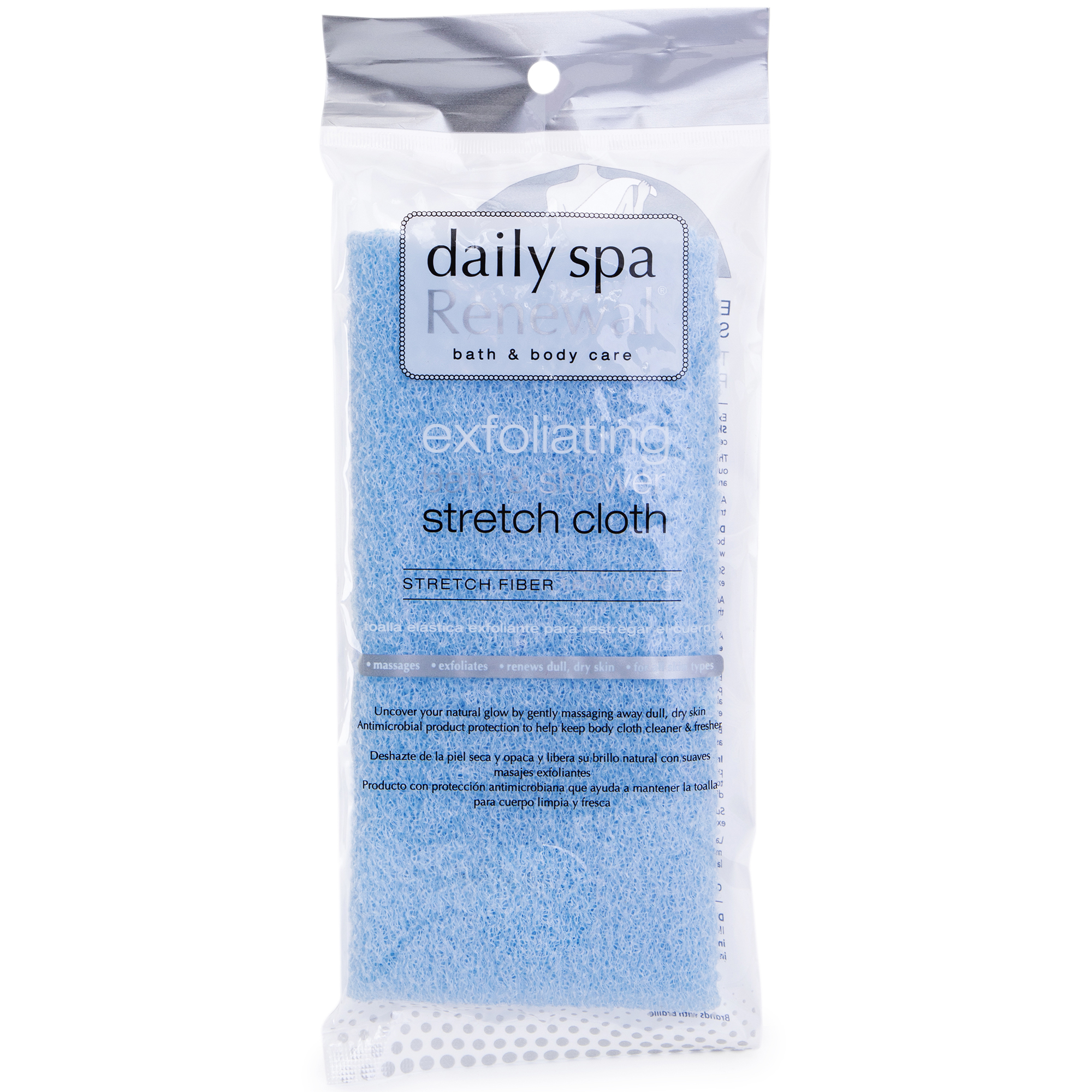 Exfoliating Bath & Shower Stretch Washcloth