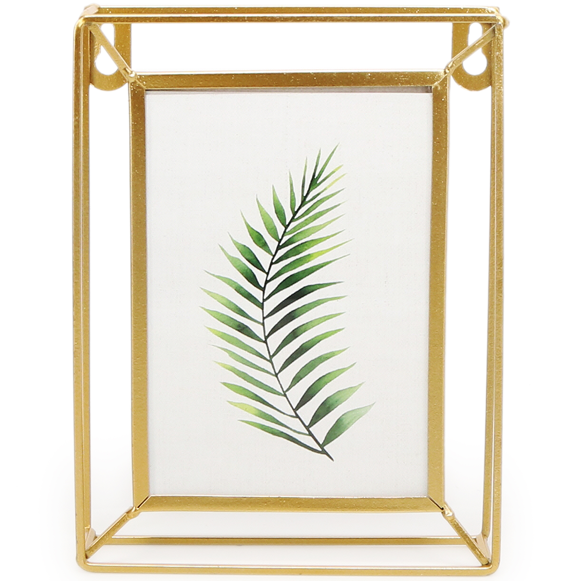 Dimensional Picture Frame w/ Print (Fits 4in x 6in Photo)