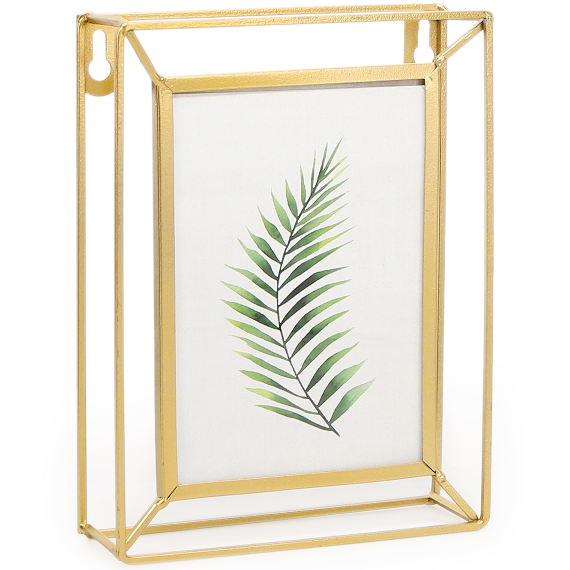 Dimensional Picture Frame w/ Print (Fits 4in x 6in Photo)