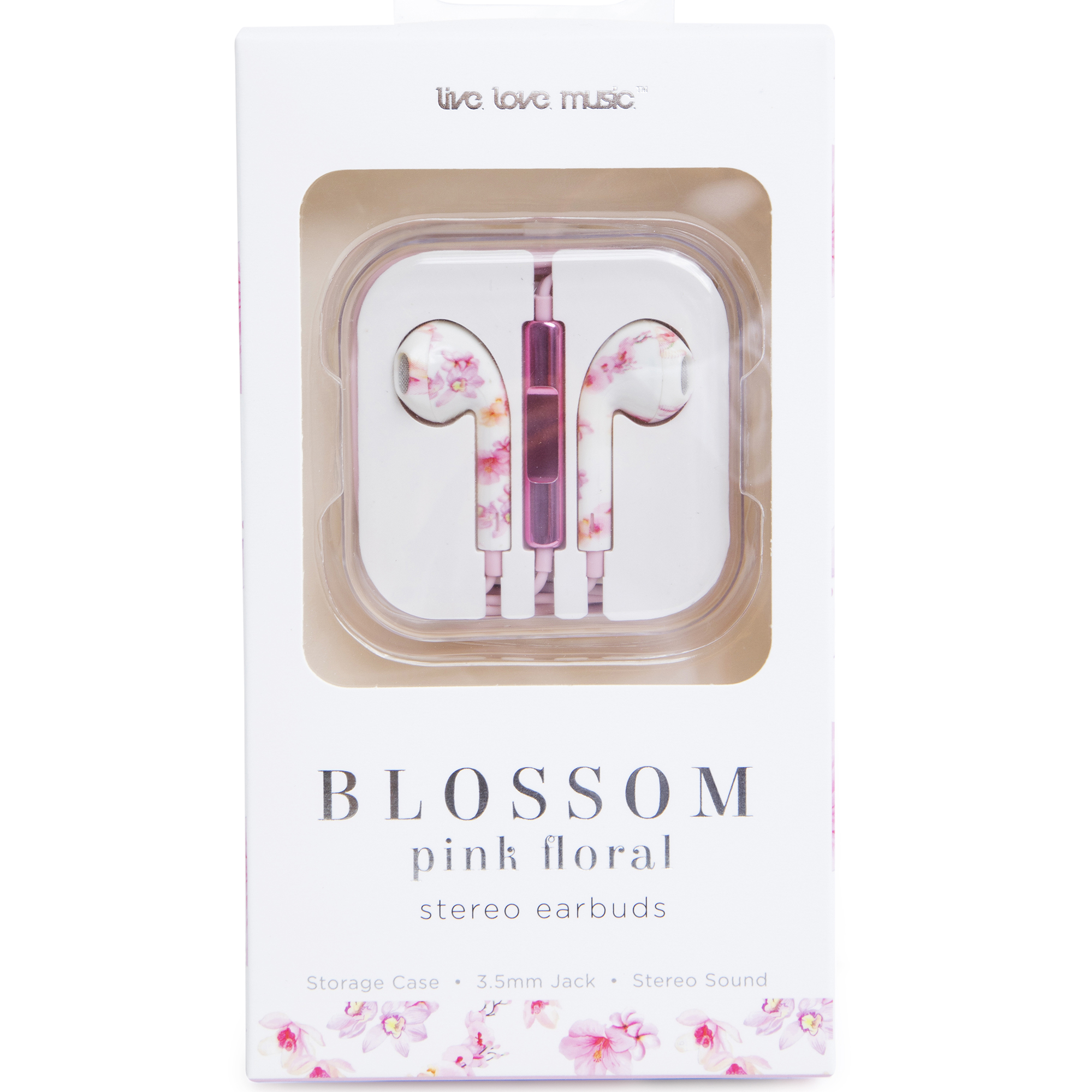 Live. Love. Music.™ Printed Plug-in Smartphone Earbuds