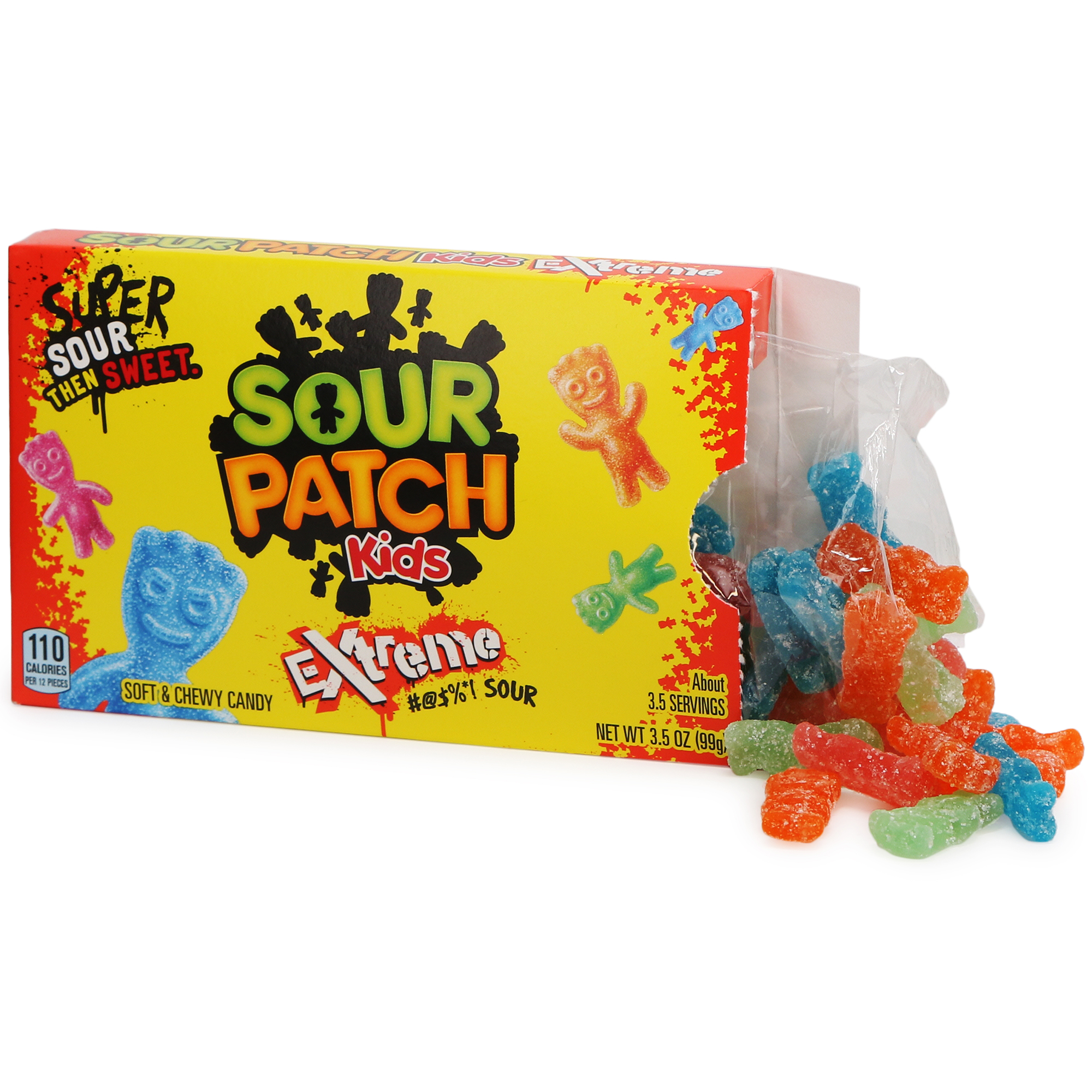 Sour Patch Kids® Extreme Sour Movie Theater Candy Box 3.5oz