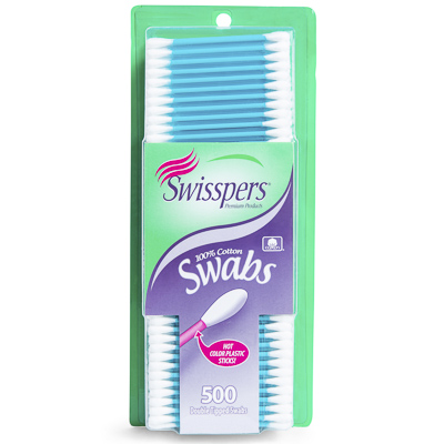 Swisspers® Cotton Swabs 500-Count