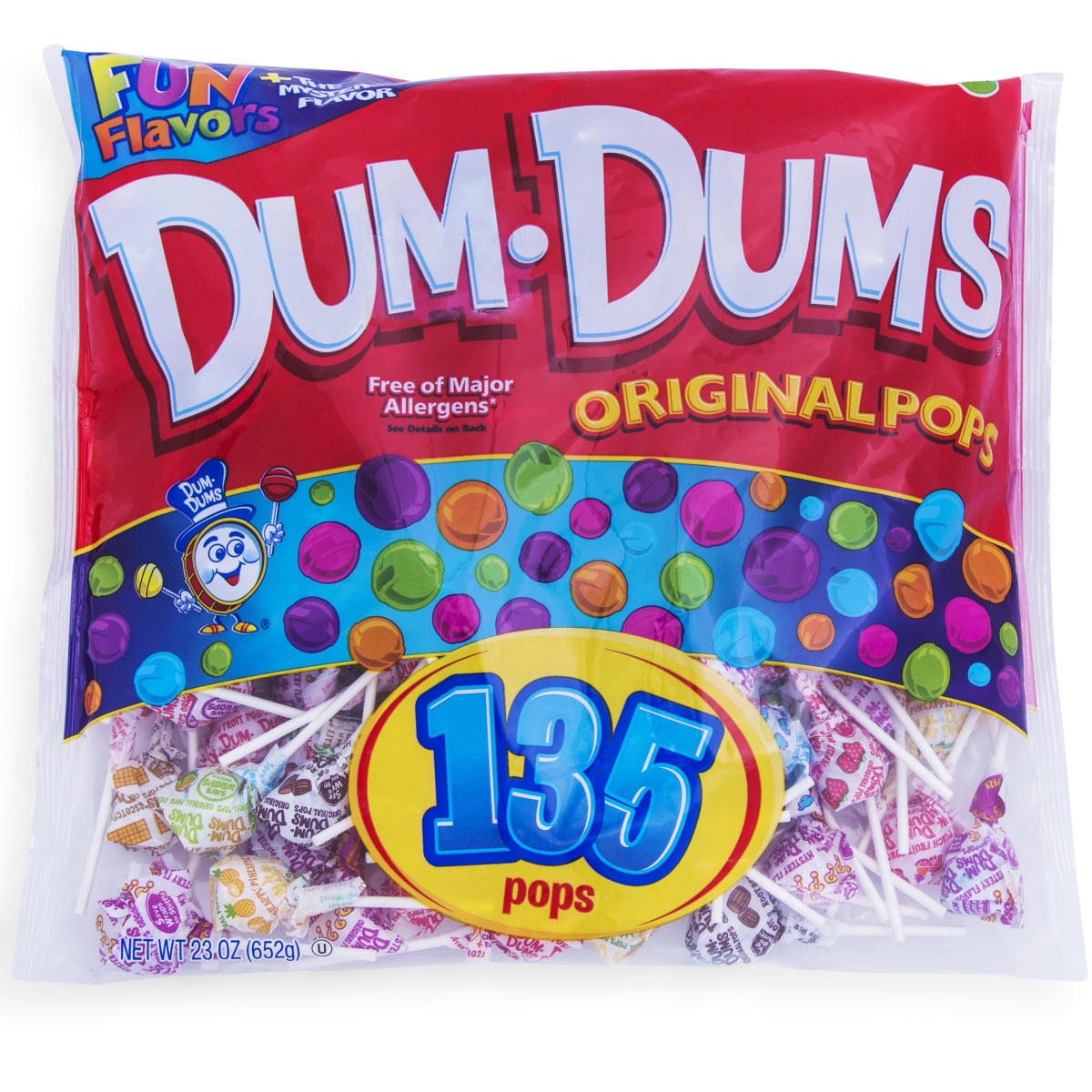 Dum Dums® Original Pops 125-Count Bag