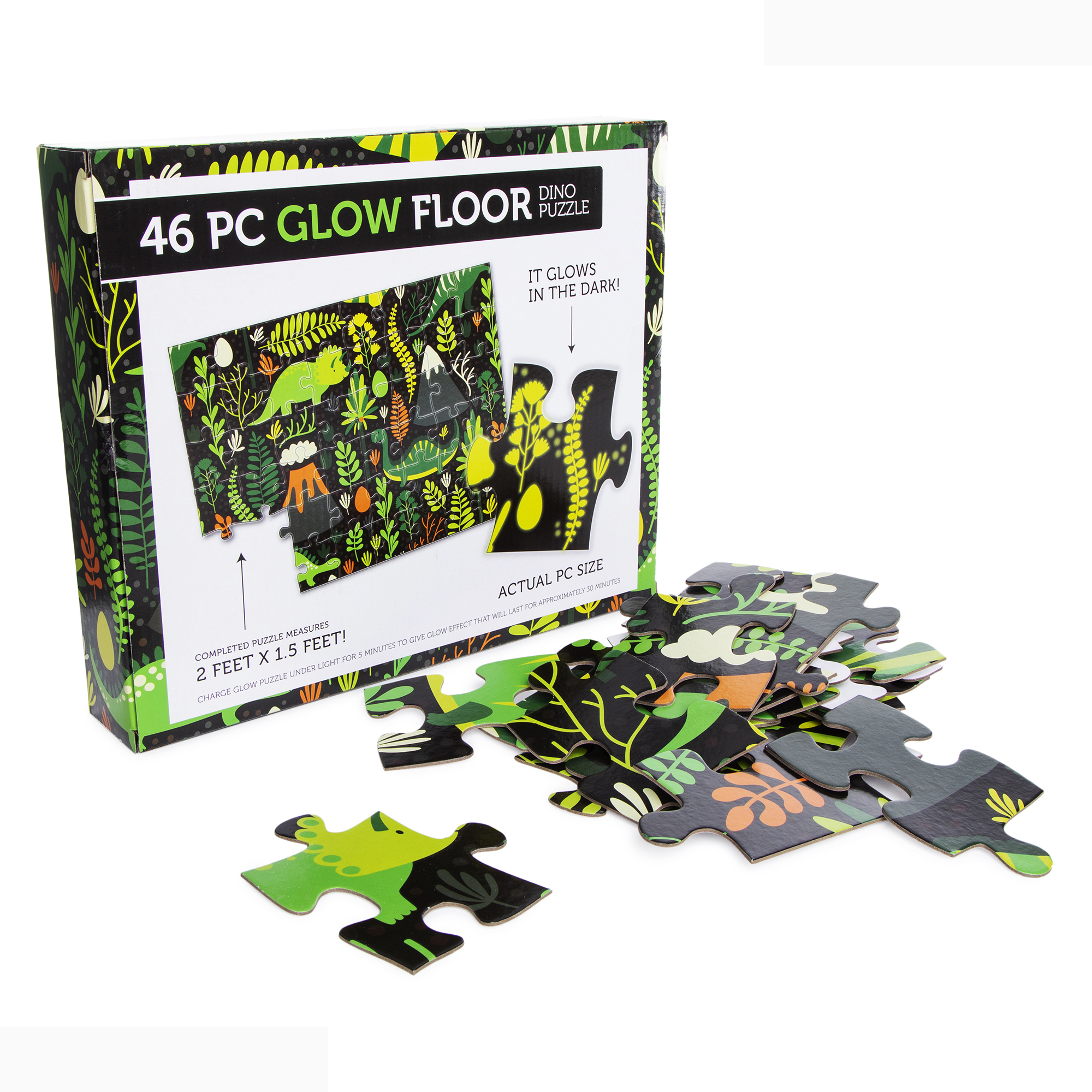 46-Piece Floor Puzzle 24in x 18in