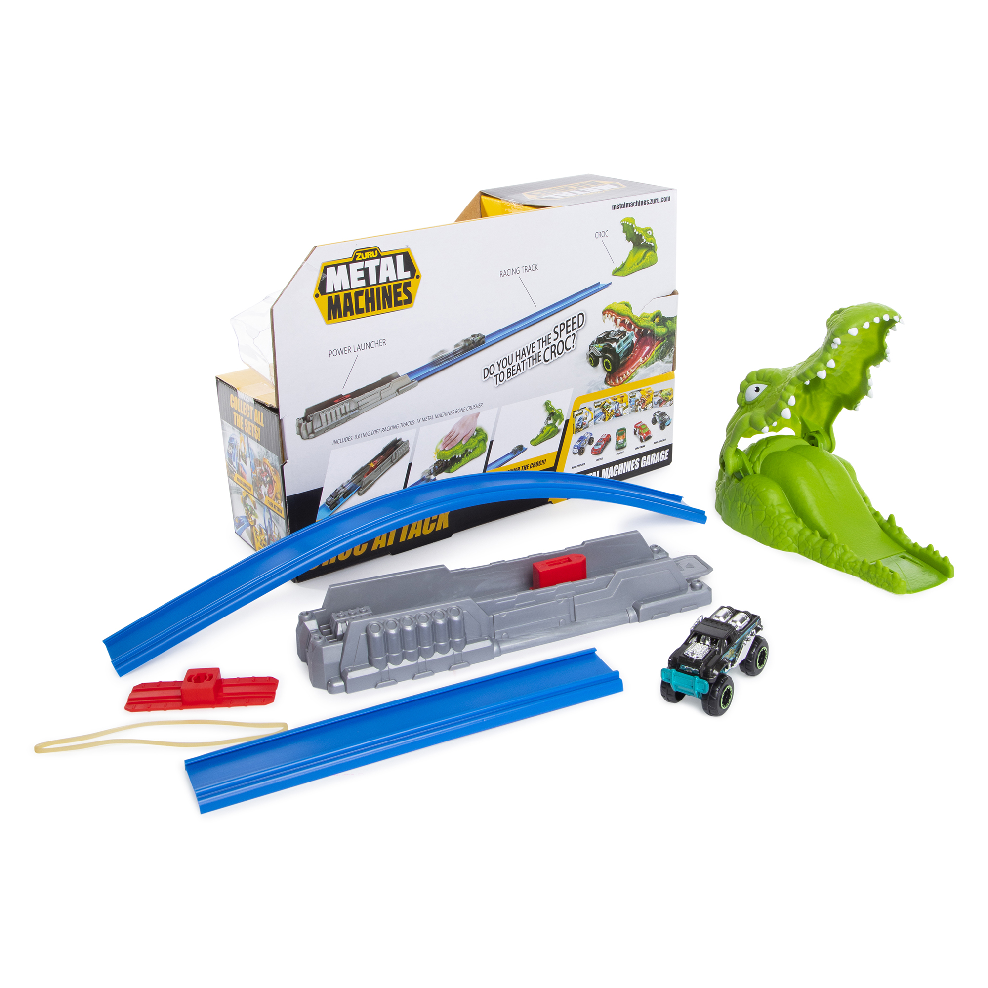 Zuru Metal Machines™ Croc Attack Race Track Set