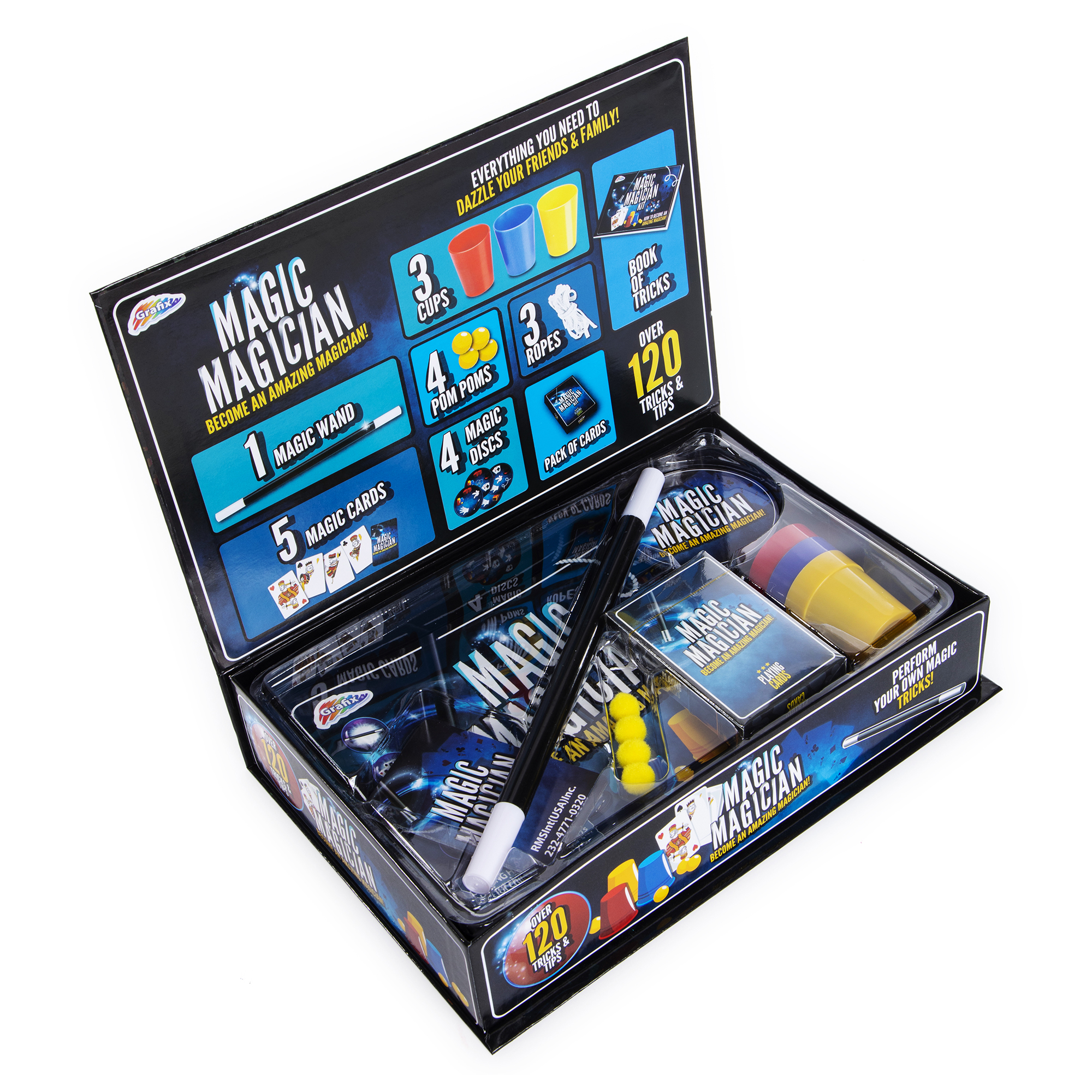 Magic Magician Kit With 120+ Tips & Tricks