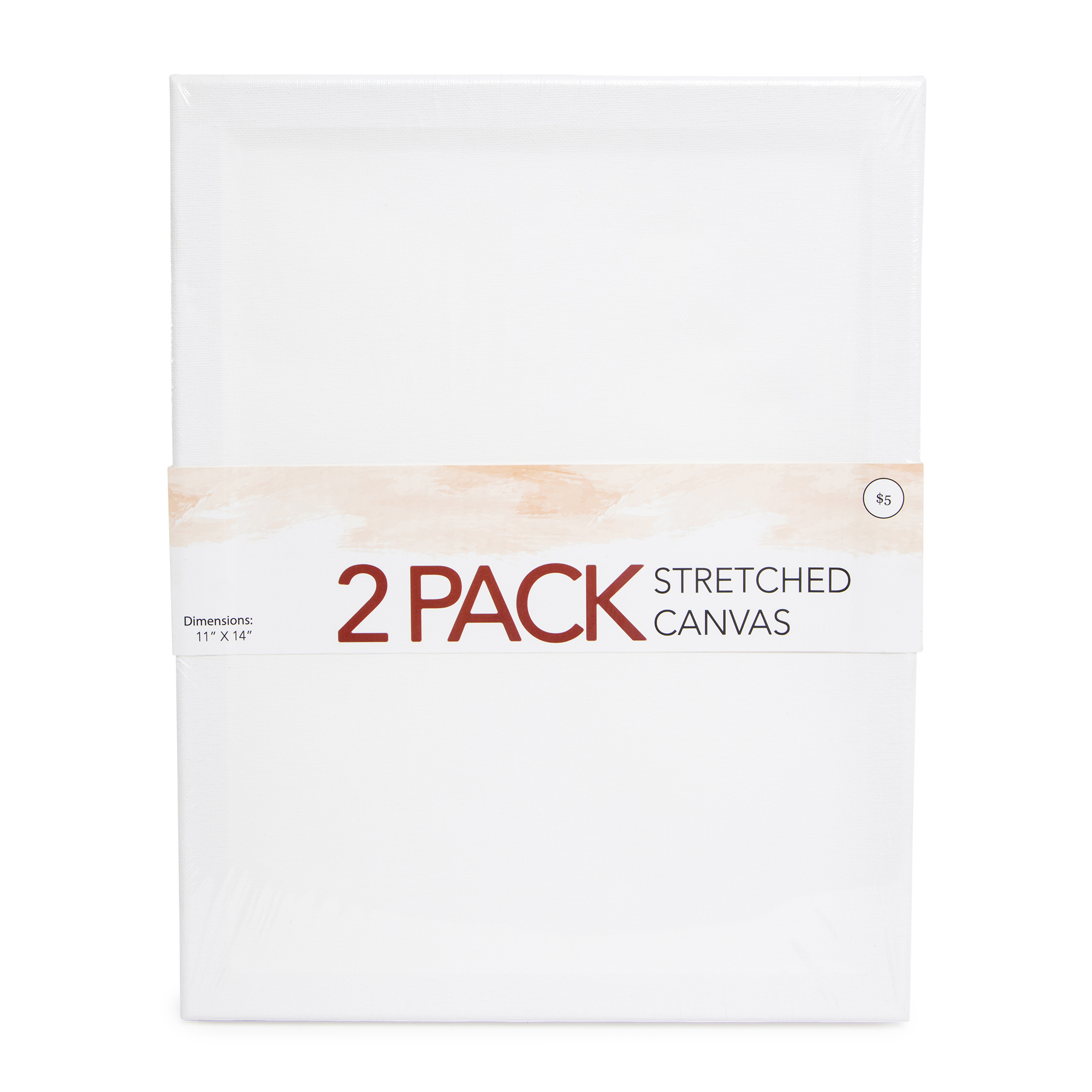 Stretched Canvas 2-Pack 11in x 14in