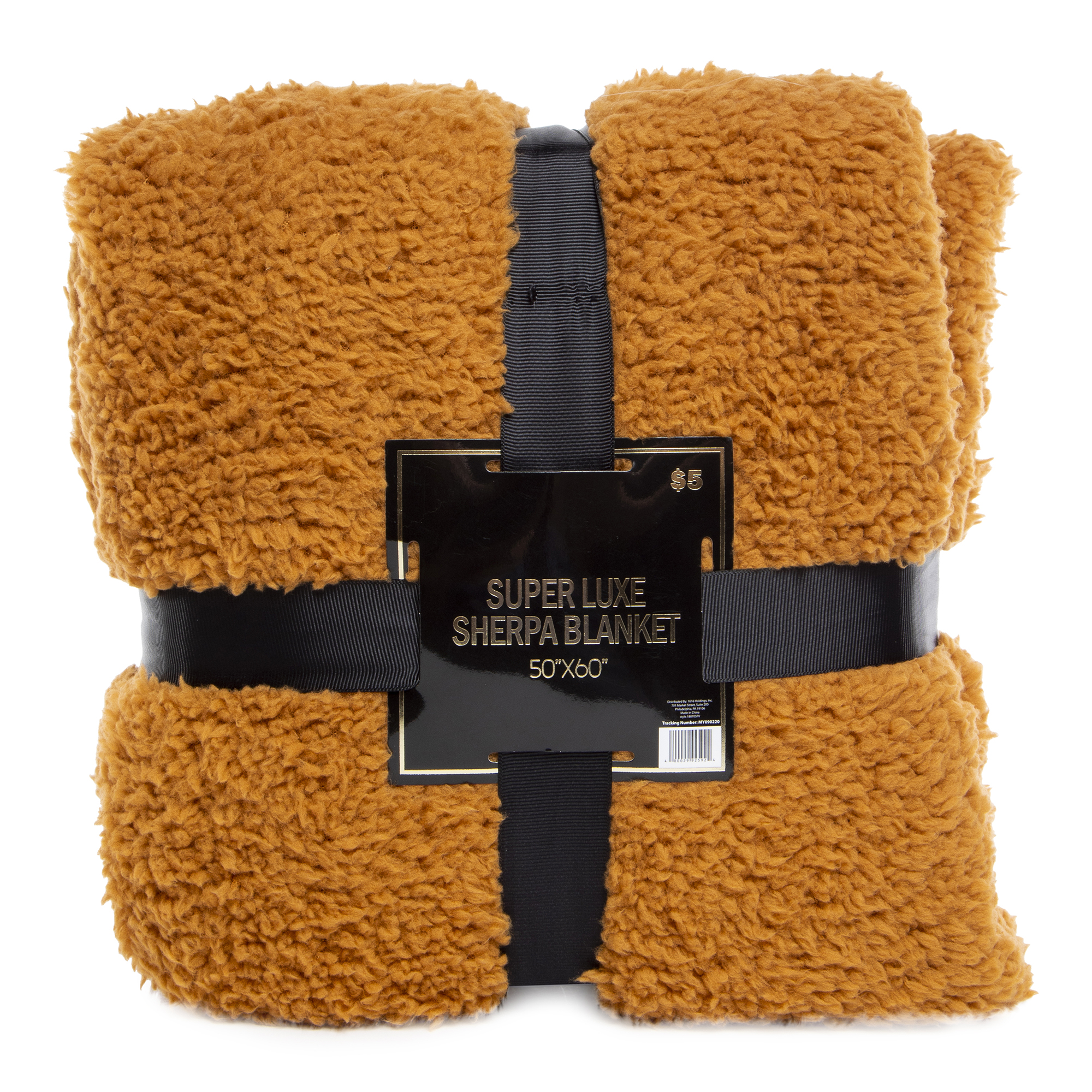 Luxe Collection Super Soft Sherpa Blanket 50in x 60in