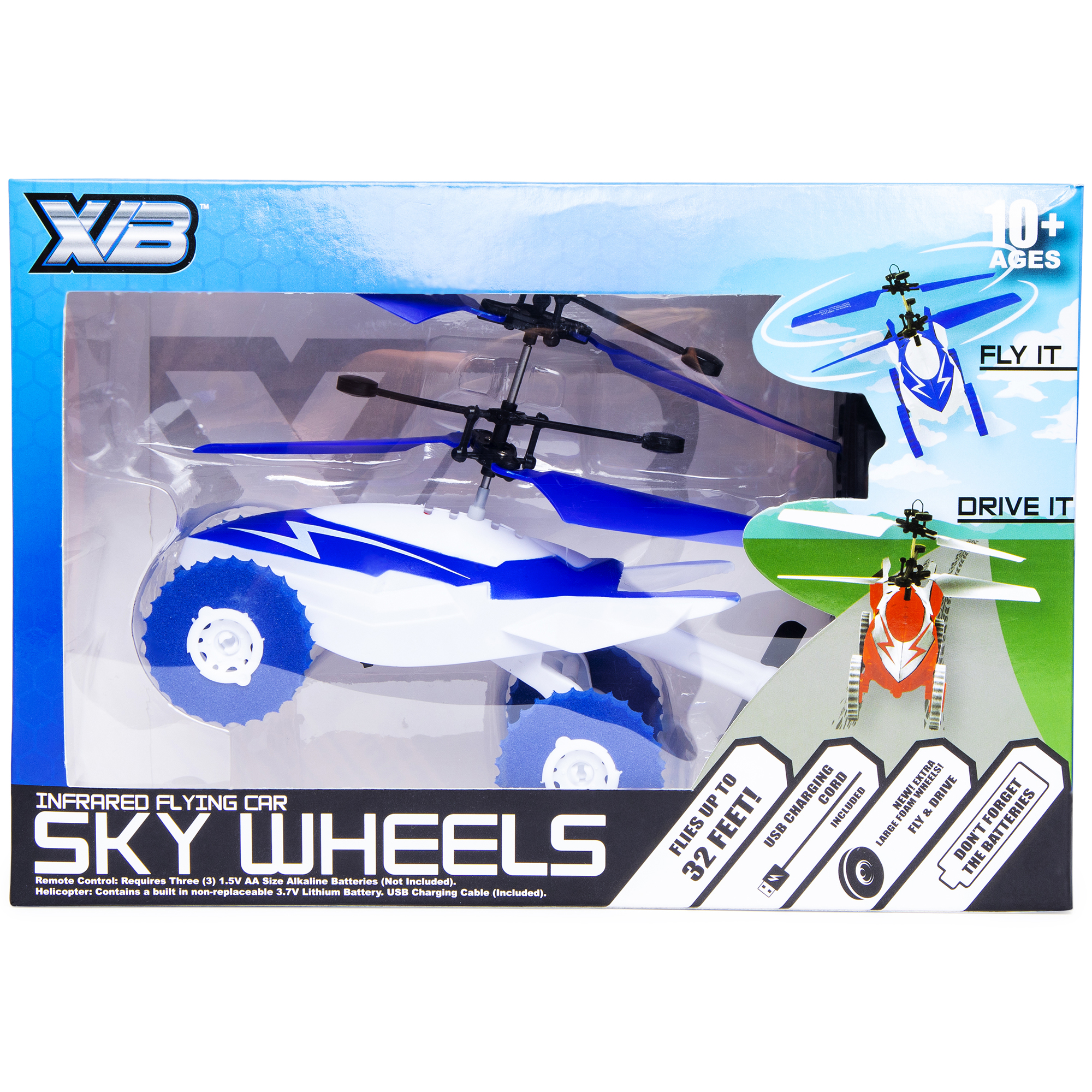 Xvb® Sky Wheels Helicar Remote Control Toy