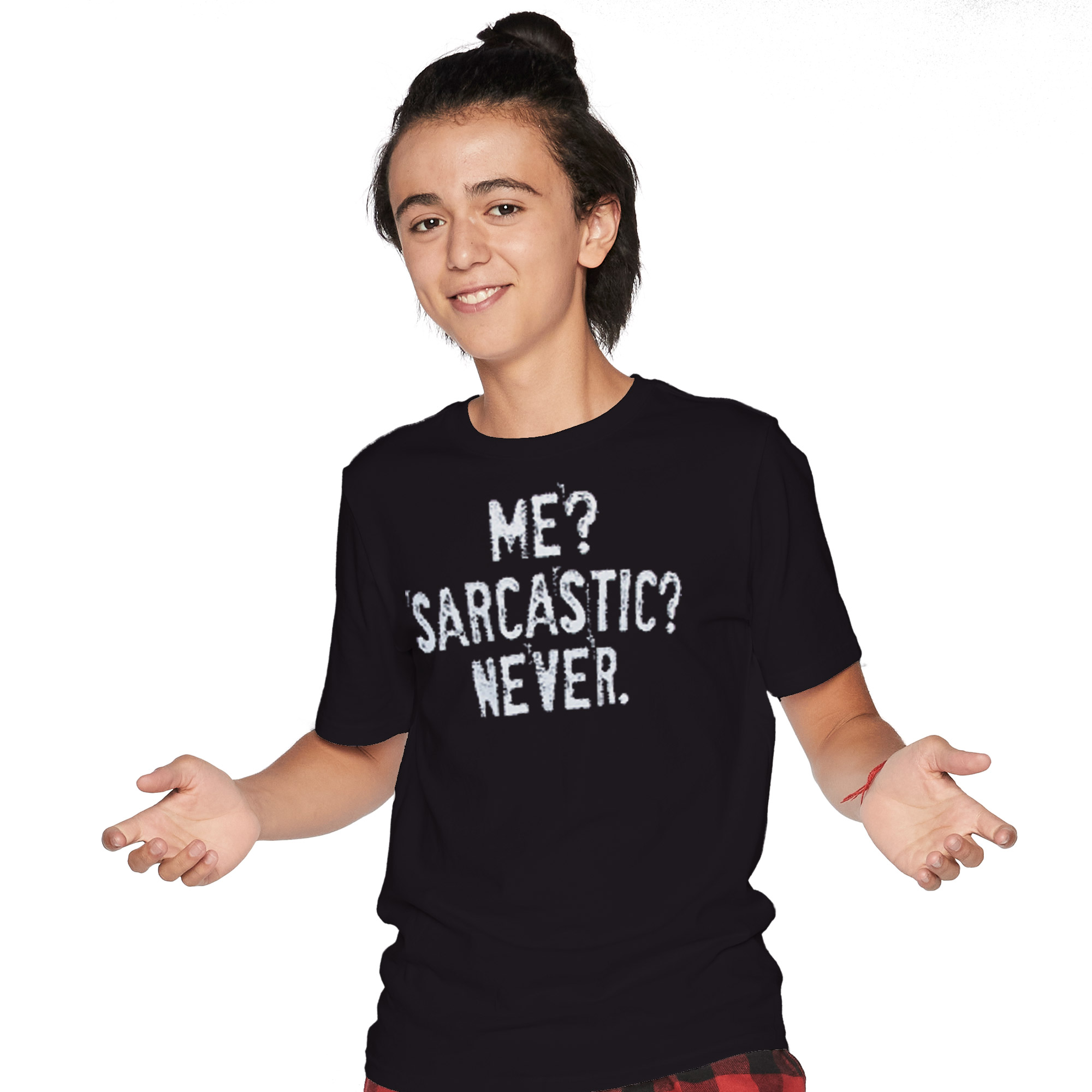 Me? Sarcastic? Never.' Graphic Tee