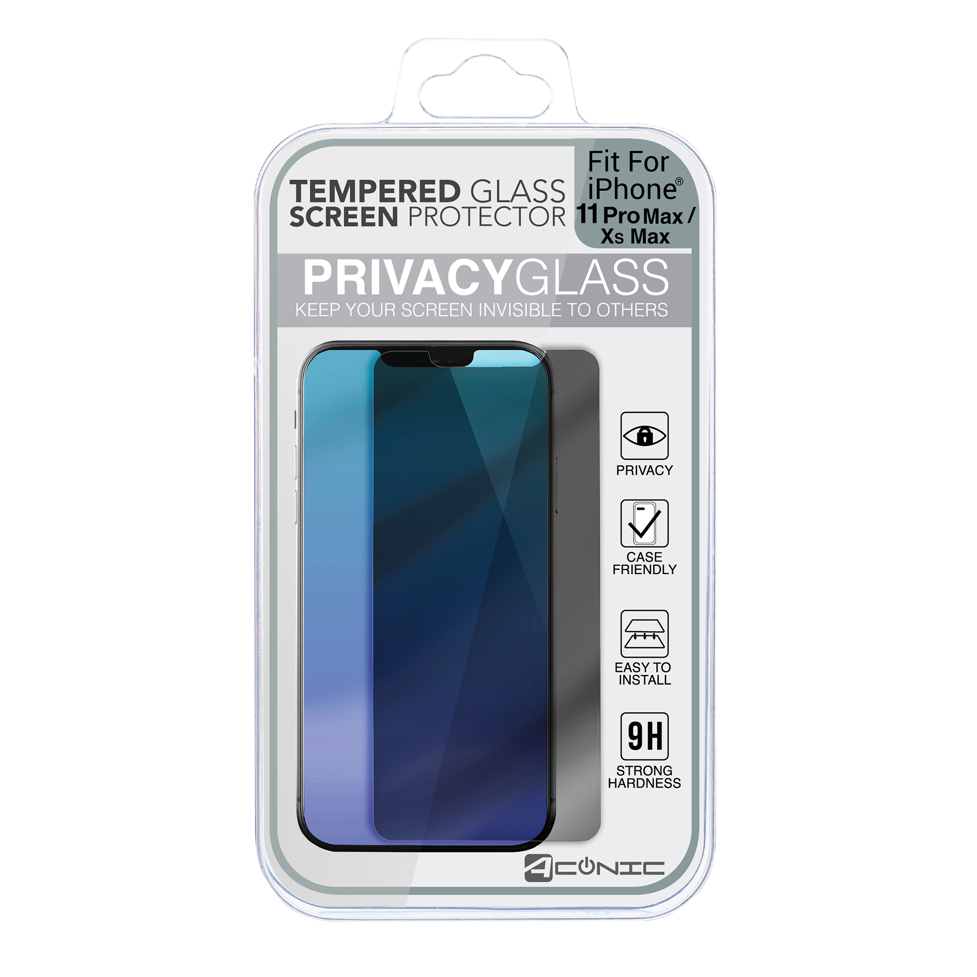 iPhone 11 Pro Max® / iPhone Xs Max® Tempered Glass Privacy Screen Protector