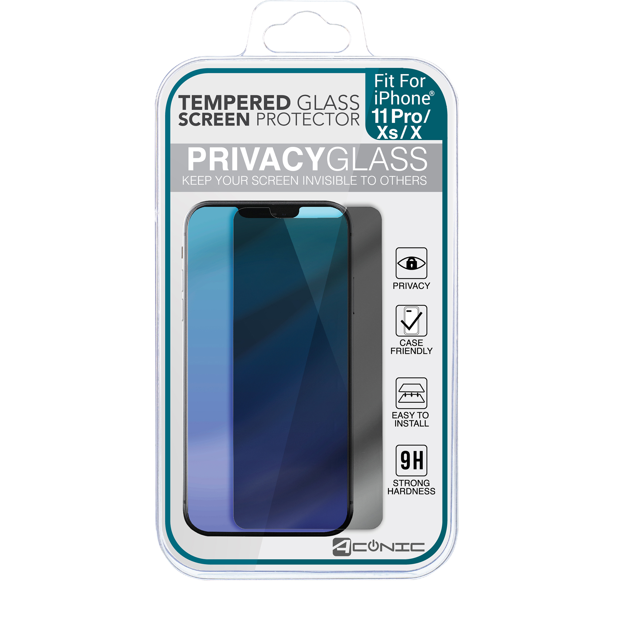 iPhone 11 Pro® / Xs® /X® Tempered Glass Privacy Screen