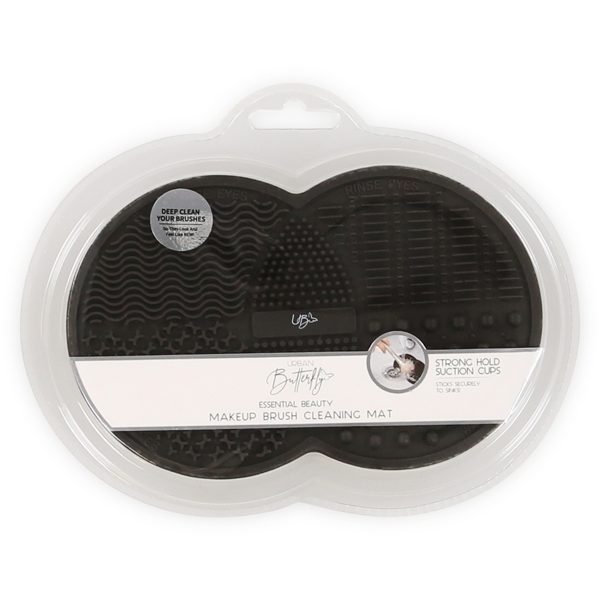 Silicone Makeup Brush Cleaning Mat w/ Suction Cups