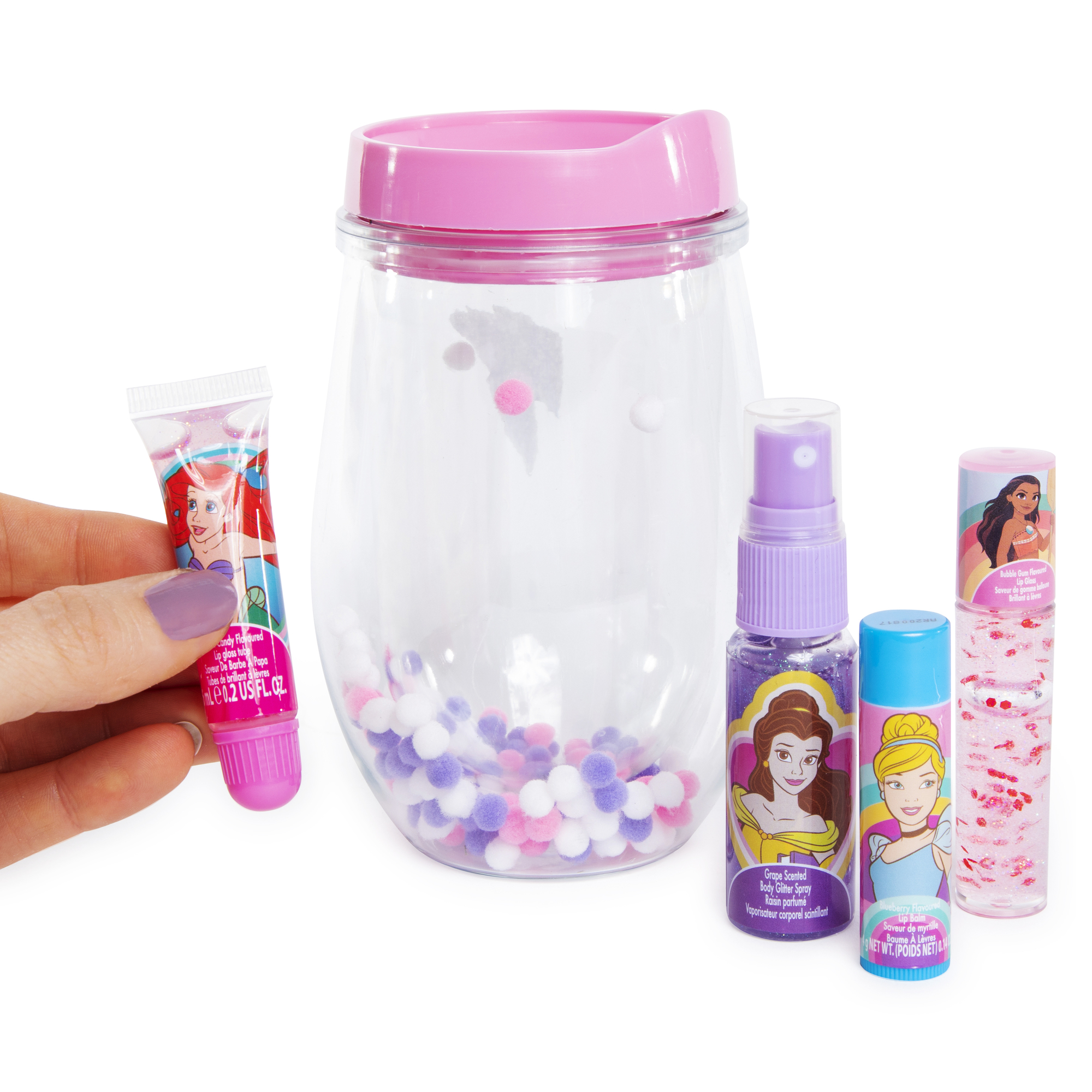 Disney Princess Cosmetic Tumbler Gift Set