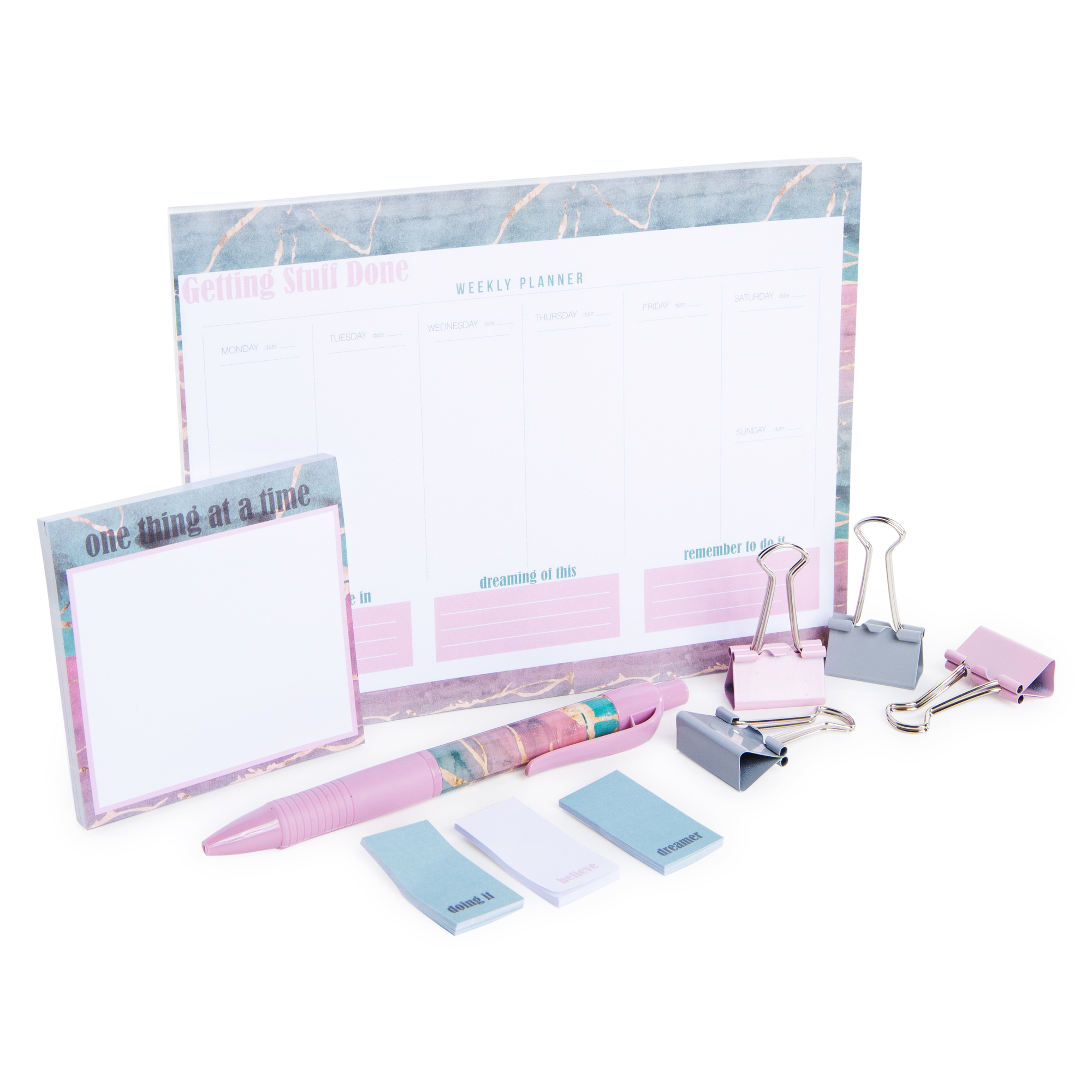 Weekly Planner Stationery Set 10-Piece