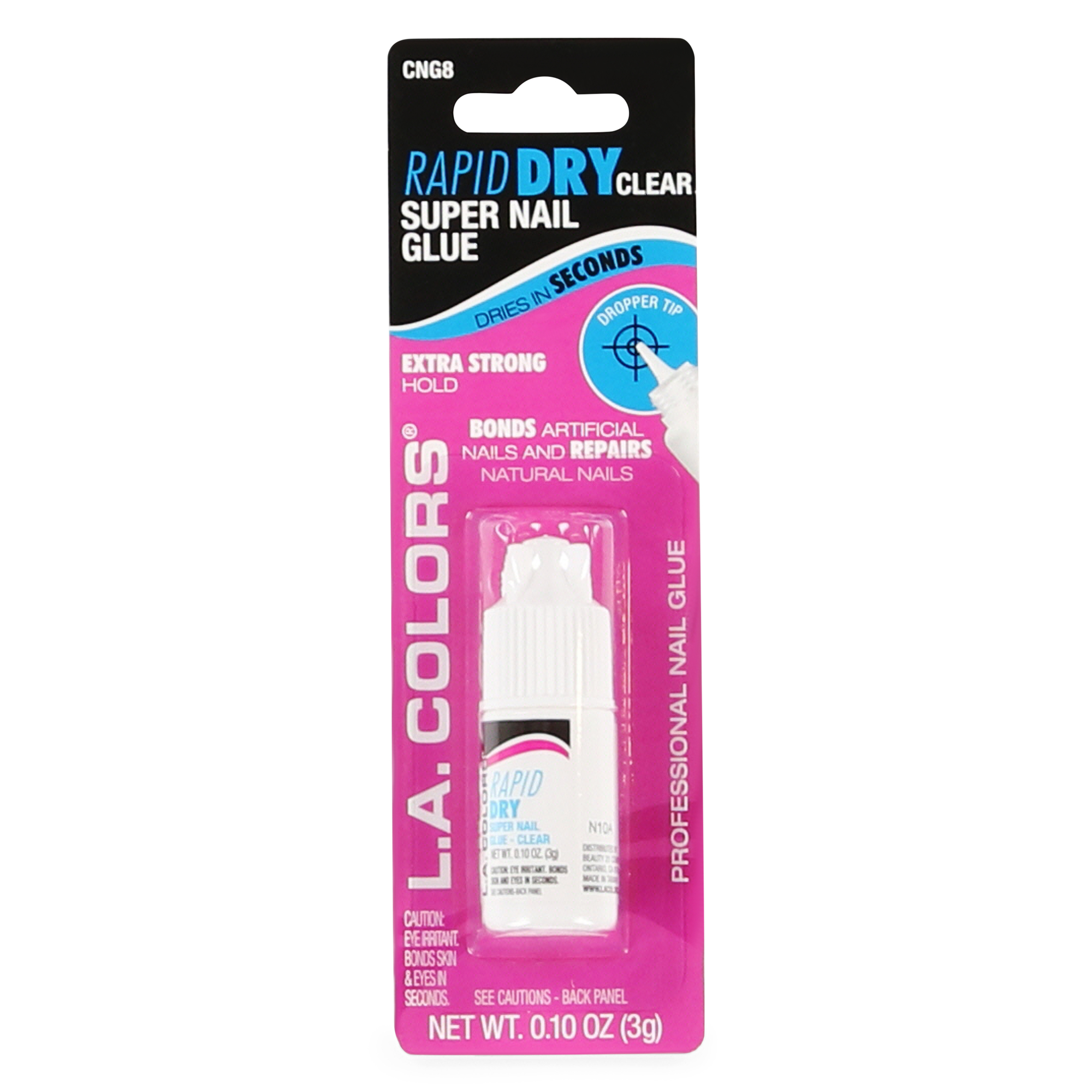 L.A. Colors® Rapid-Dry Super Nail Glue - Clear 0.10oz