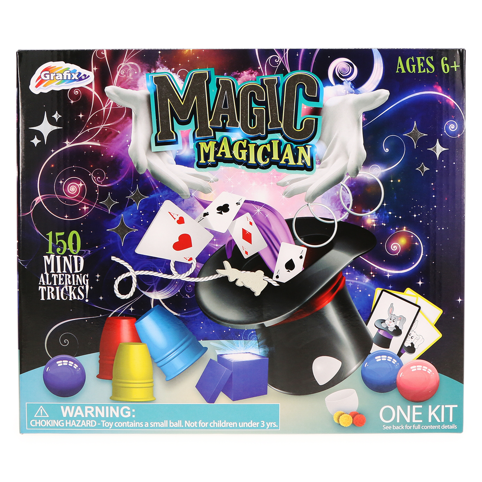 Deluxe Magician Kit w/ 150 Magic Tricks