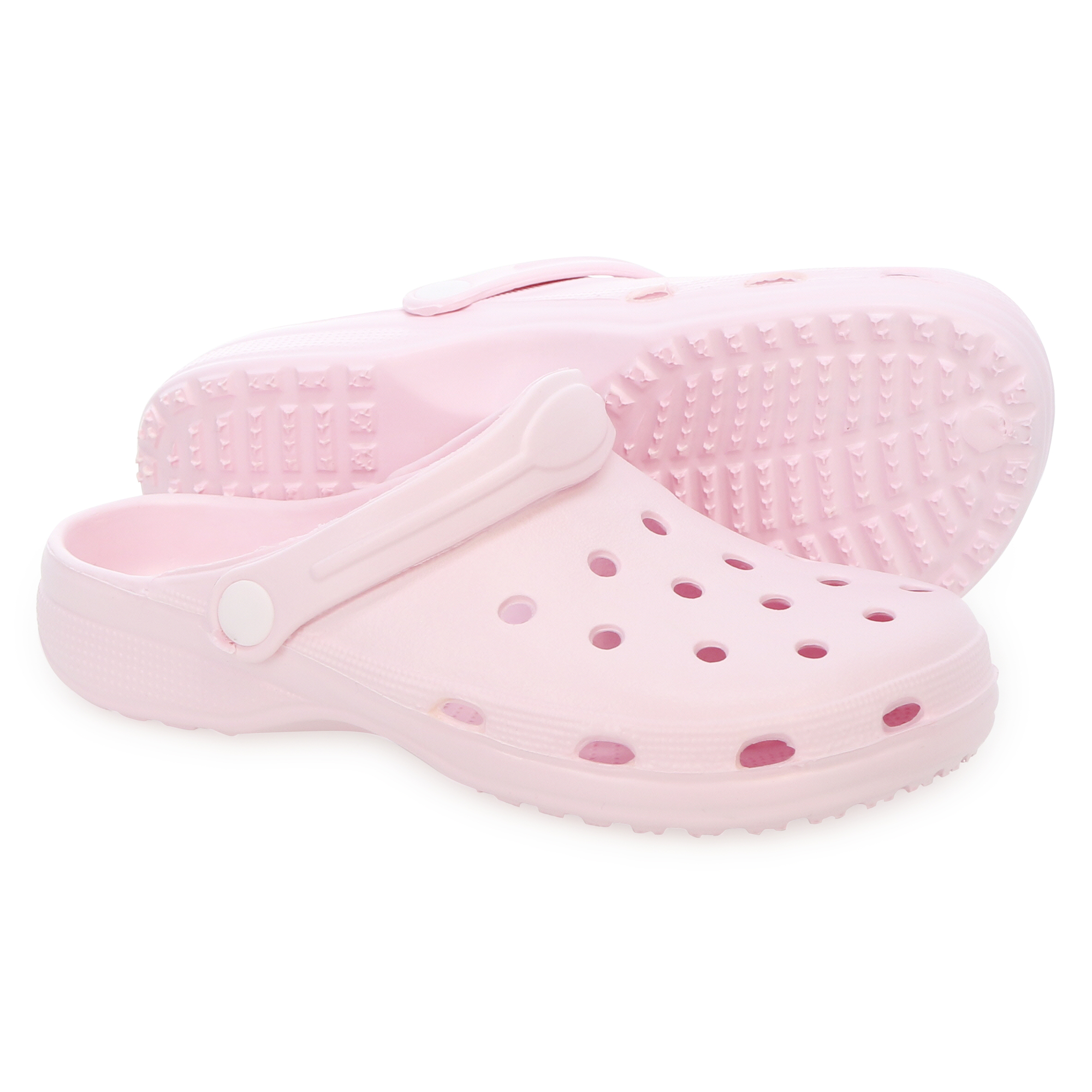 Ladies Blush Pink Gator Clogs