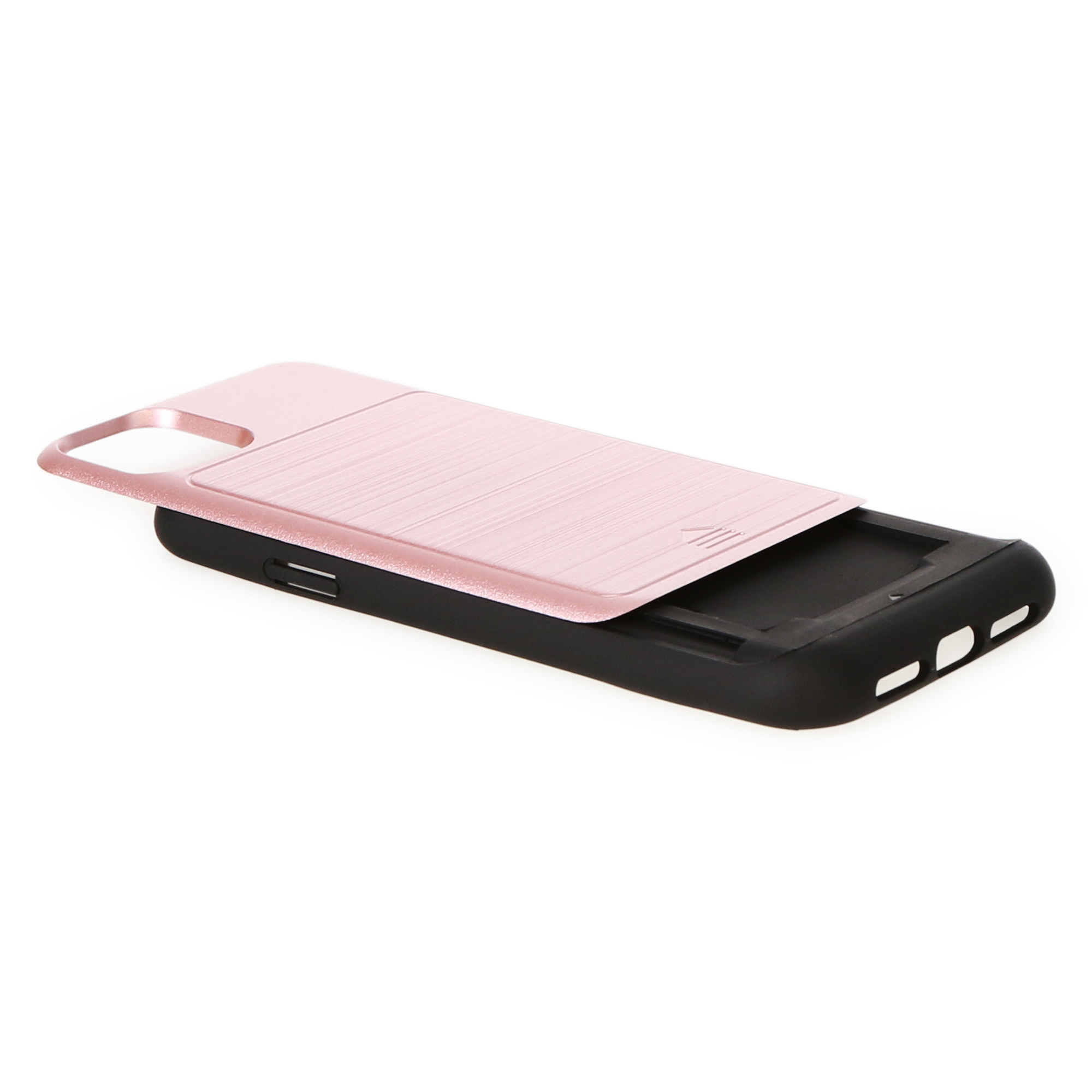 iPhone 11® Slider Storage Phone Case - Rose Gold