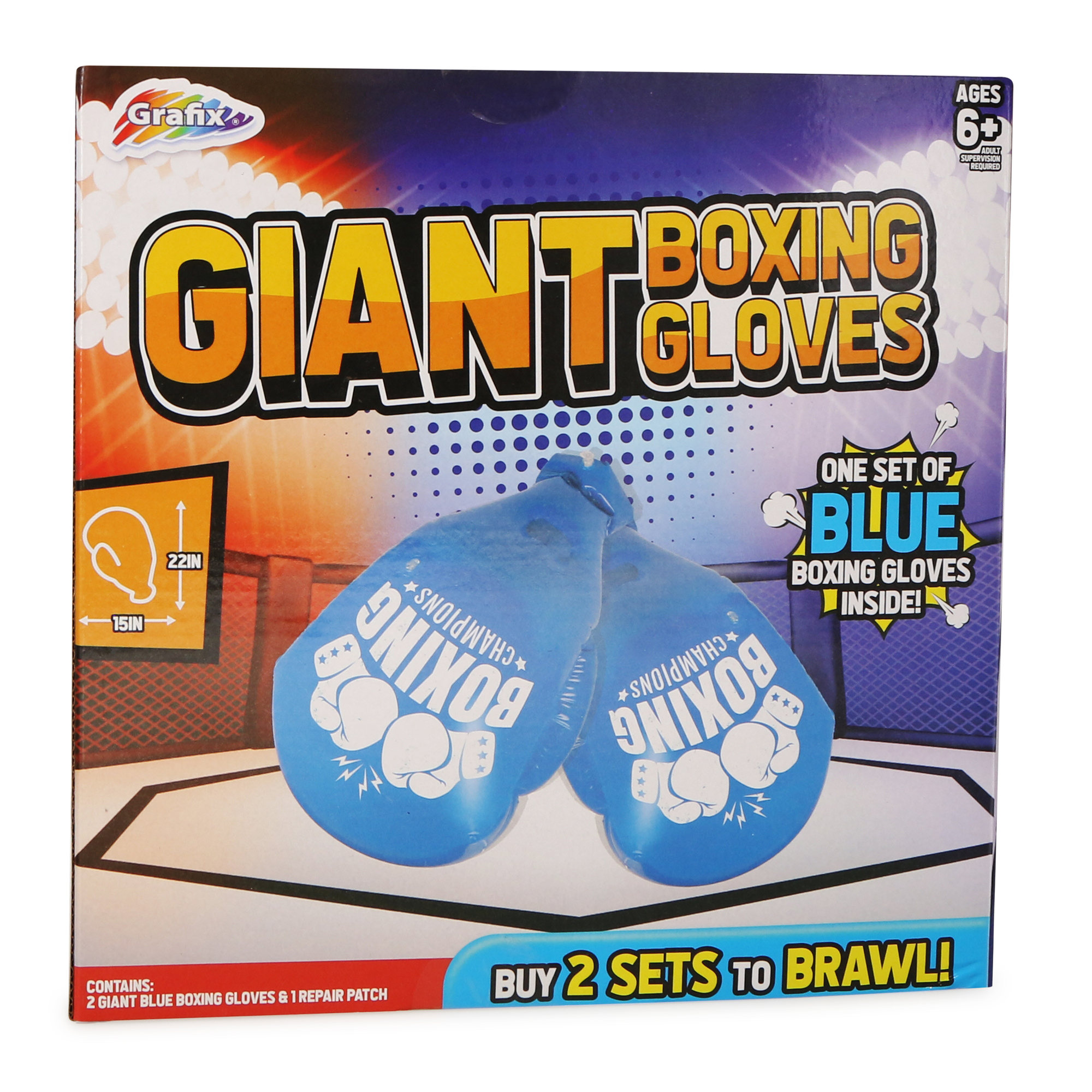 Giant inflatable Boxing Gloves, One Pair