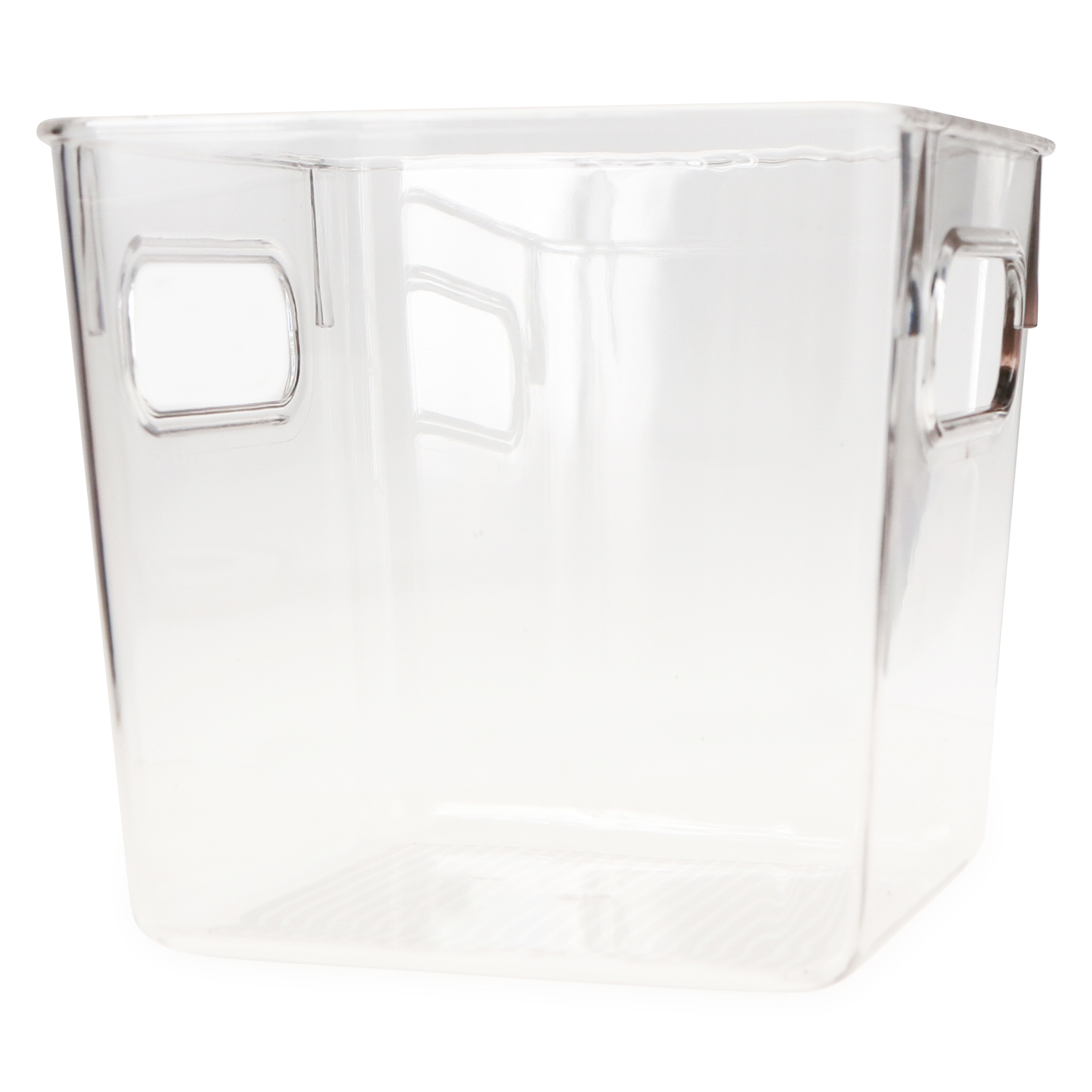 Small Clear Plastic Storage Bin 6in x