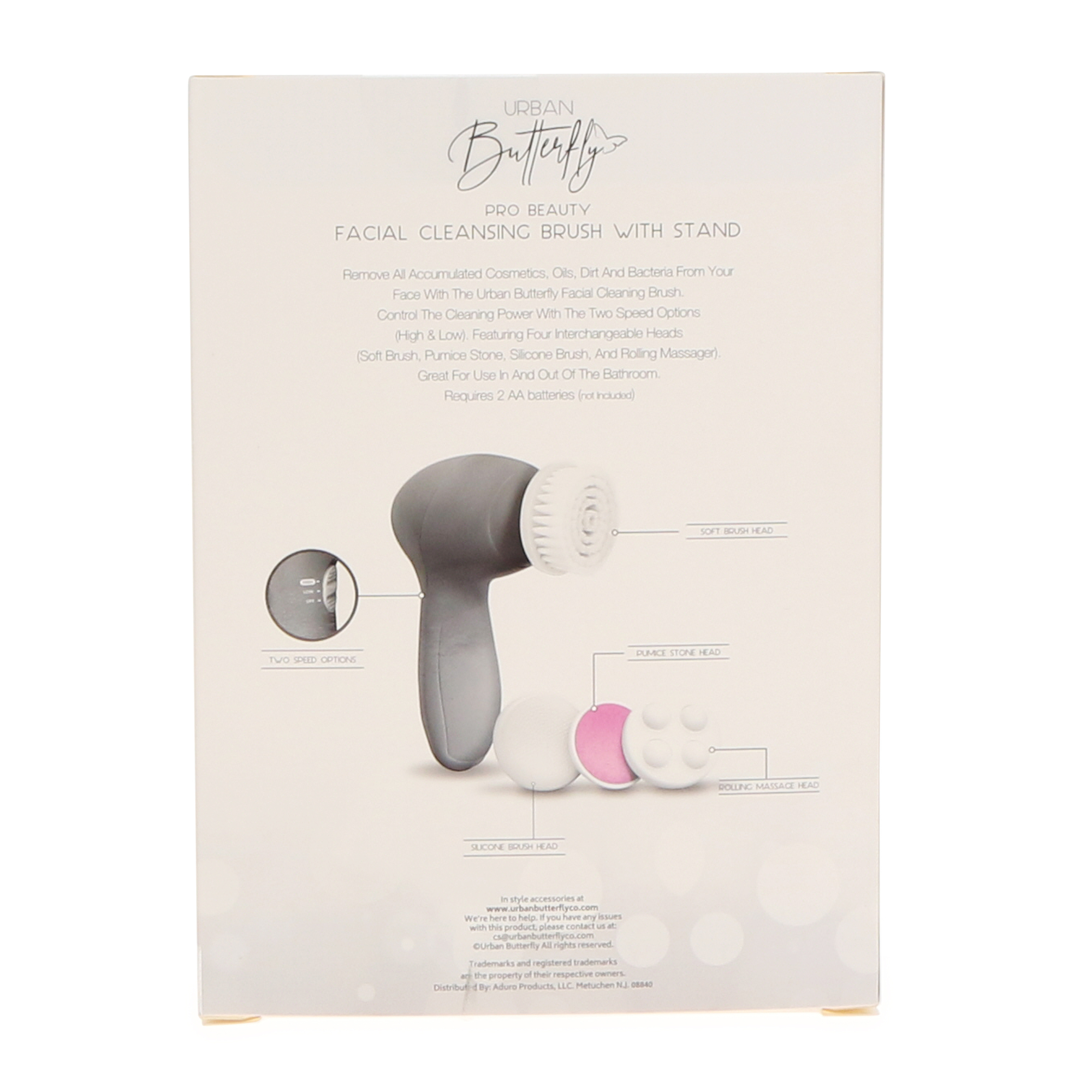 pro beauty electronic facial cleansing brush | Five Below