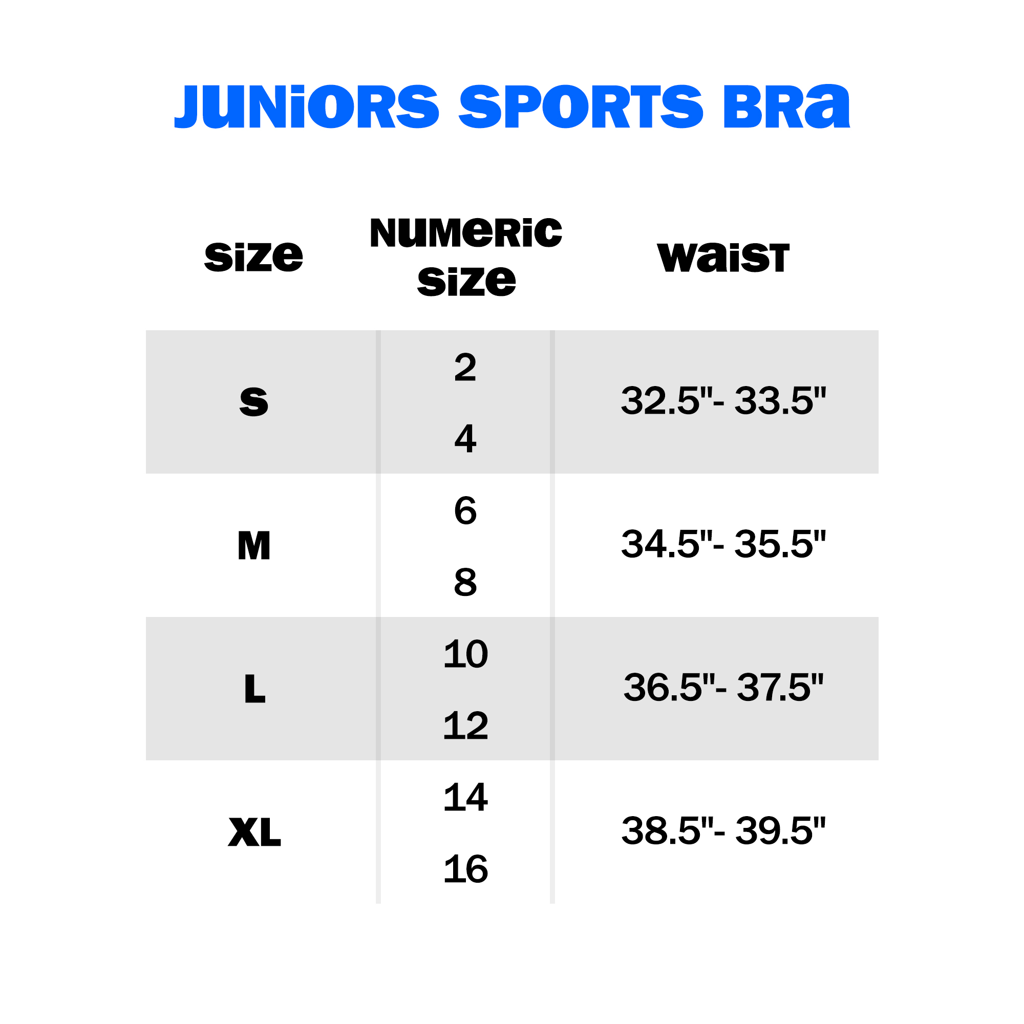 Juniors Scoopneck Sports Bra