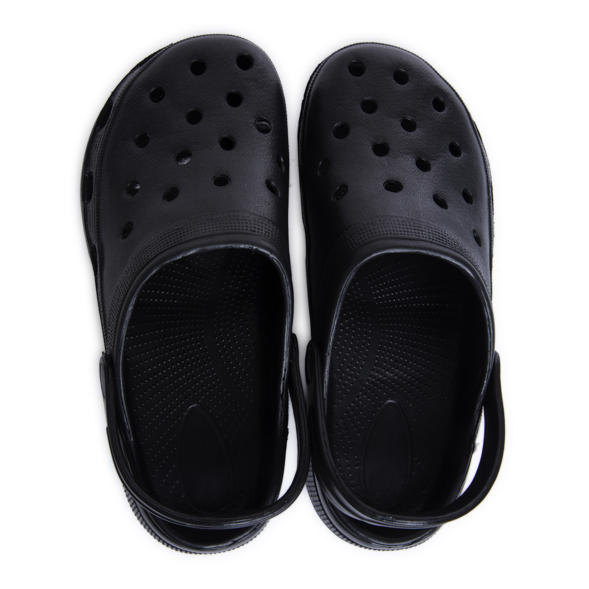 Ladies Black Gator Clogs