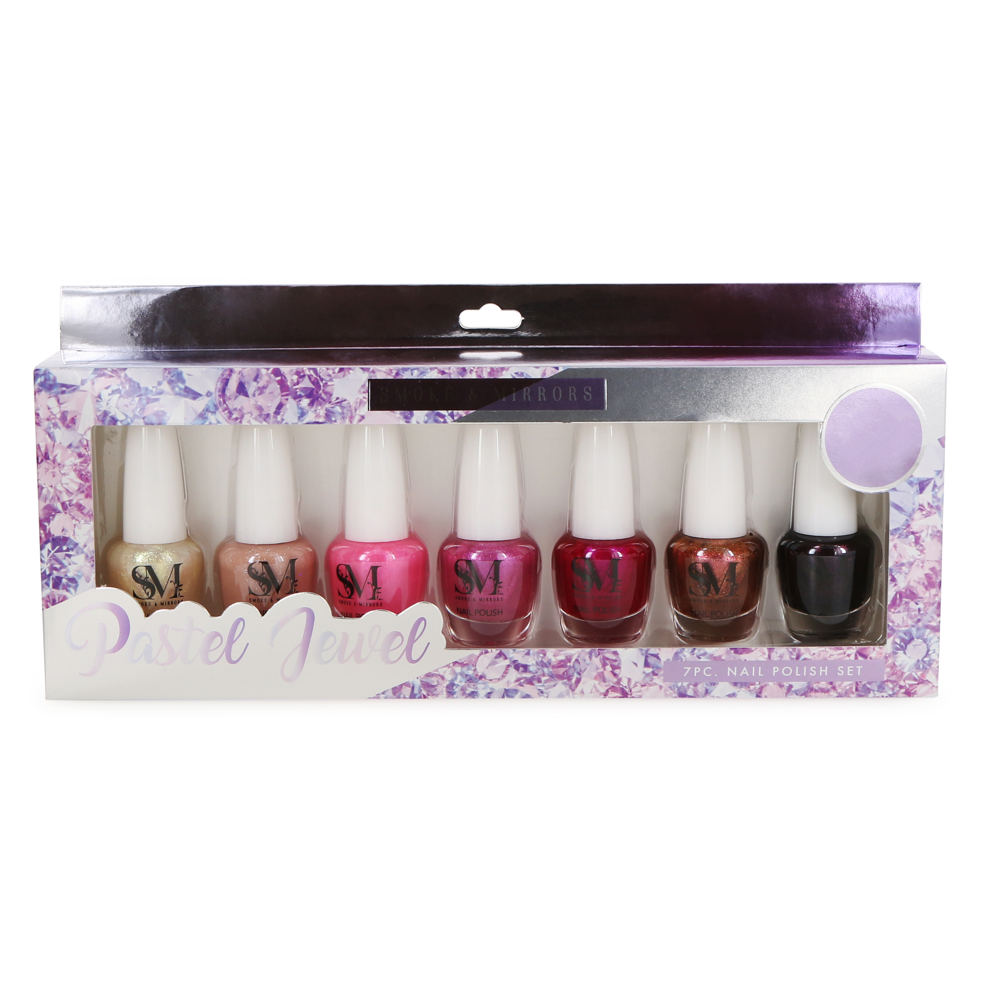 Smoke & Mirrors 7-Piece Nail Polish Collection - Pastel Jewel