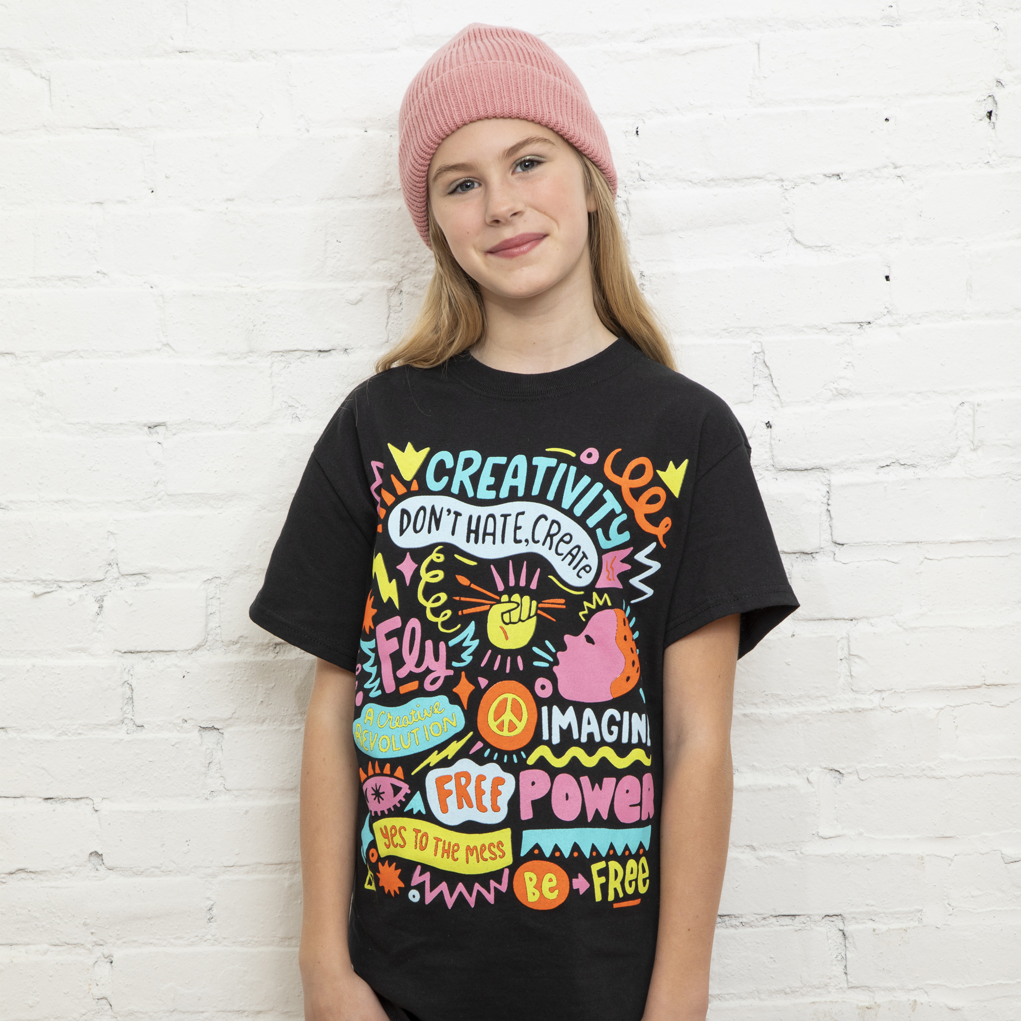 Andrea Pippins Exclusive 'Don'T Hate, Create.' Art Graphic Tee