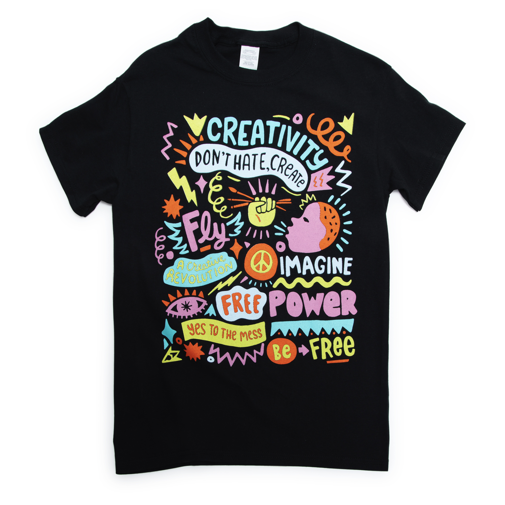 Andrea Pippins Exclusive 'Don'T Hate, Create.' Art Graphic Tee