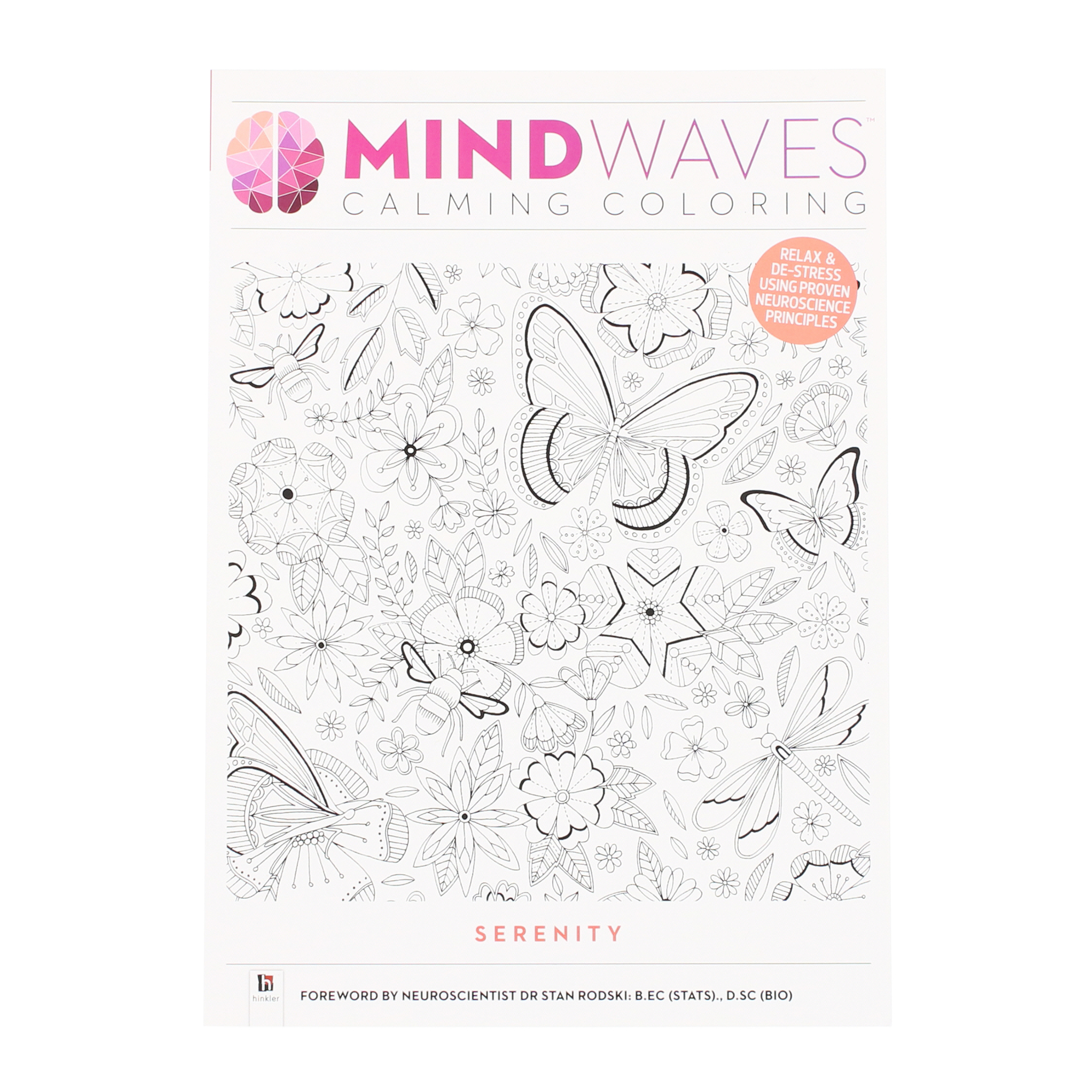 Mindwaves™ Calming 96-Page Coloring Book
