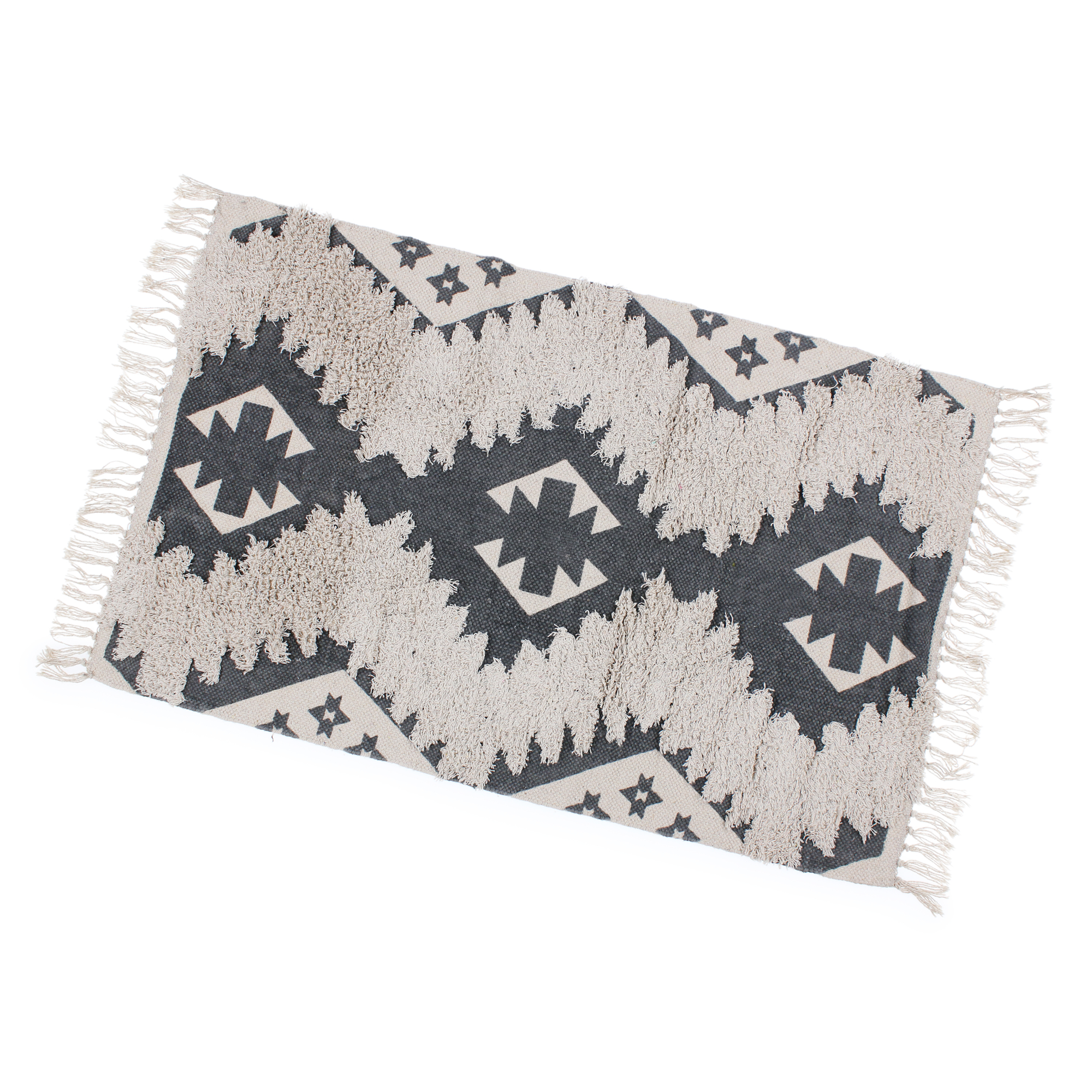 Tufted Zig Zag Rug 2ft x 3ft