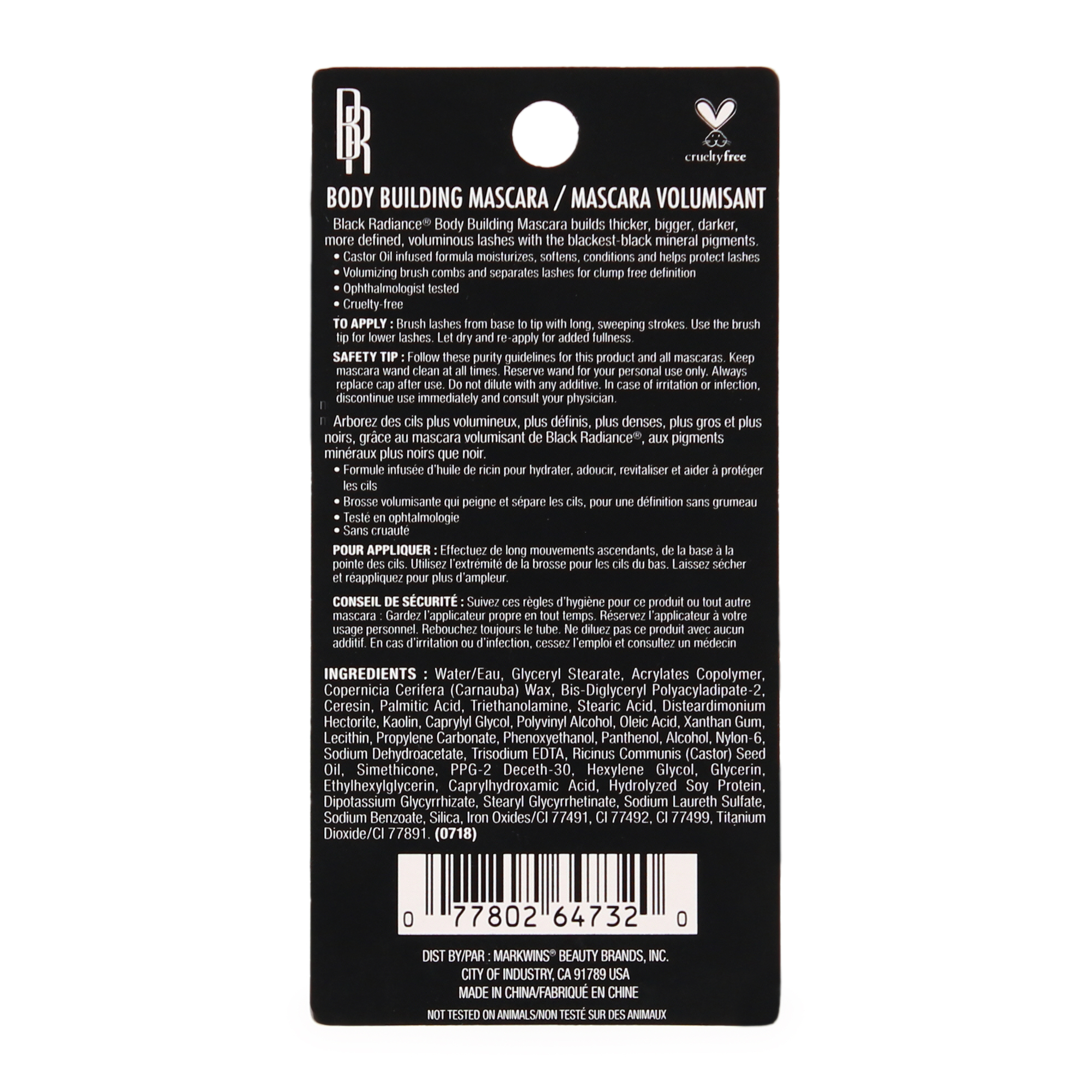 Black Radiance® Body Building Mascara - Black