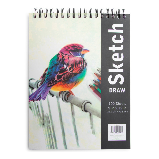 Top-Spiral Sketch Pad 9in x 12in