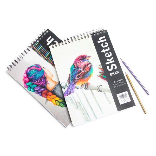 Top-Spiral Sketch Pad 9in x 12in