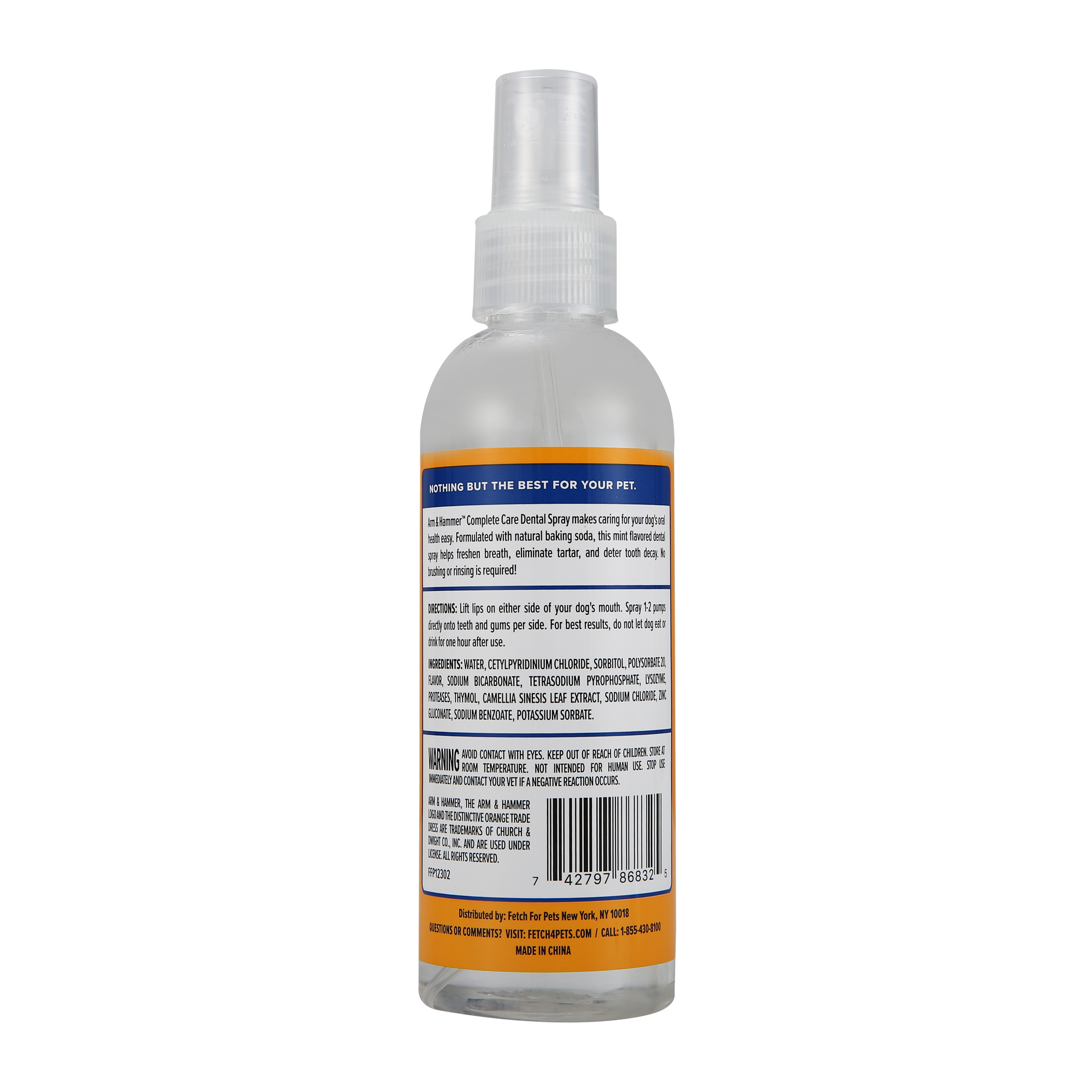Arm & Hammer® Complete Care Dog Dental Spray - Mint Flavor 6oz