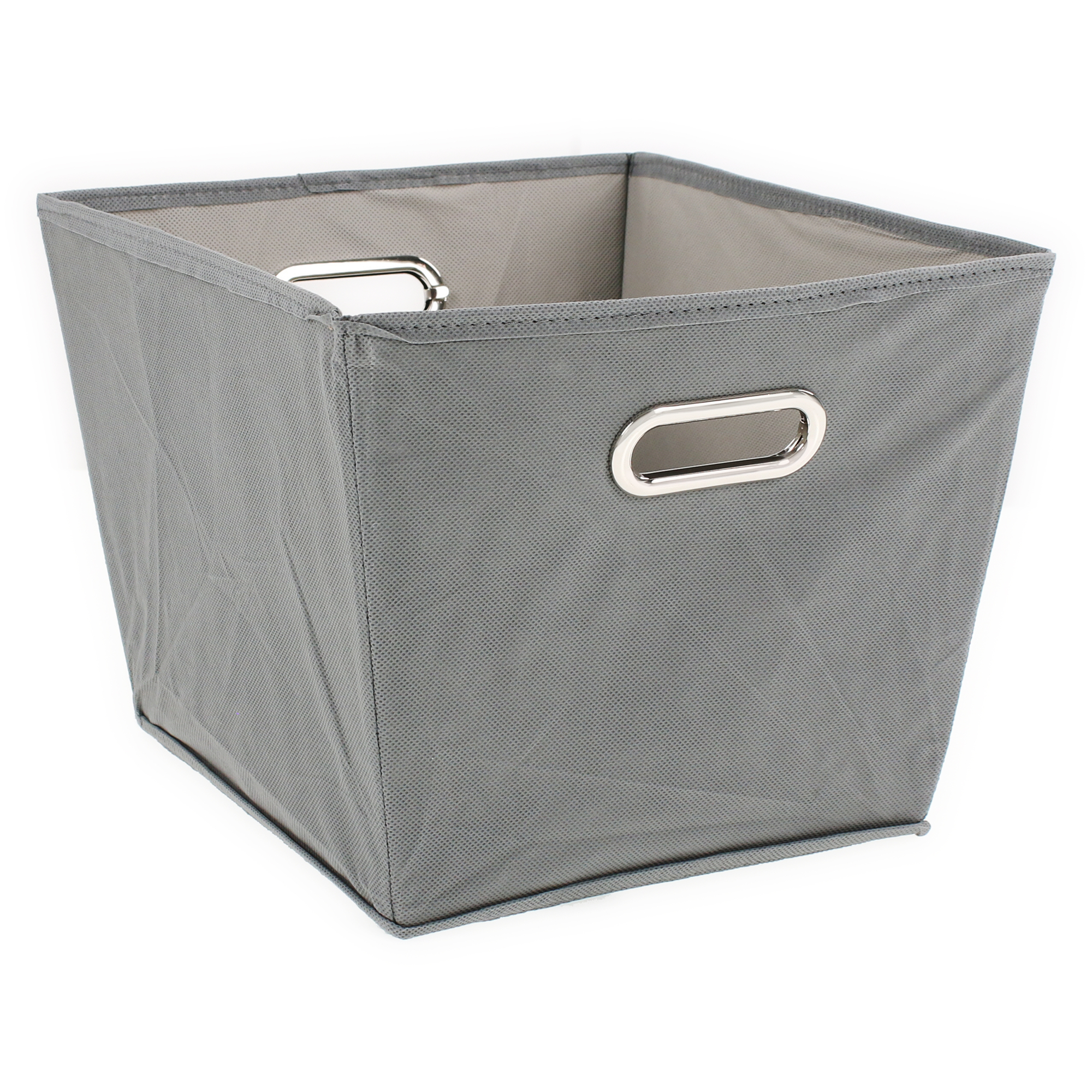Fabric Storage Bin w/ Grommet Handles 12in