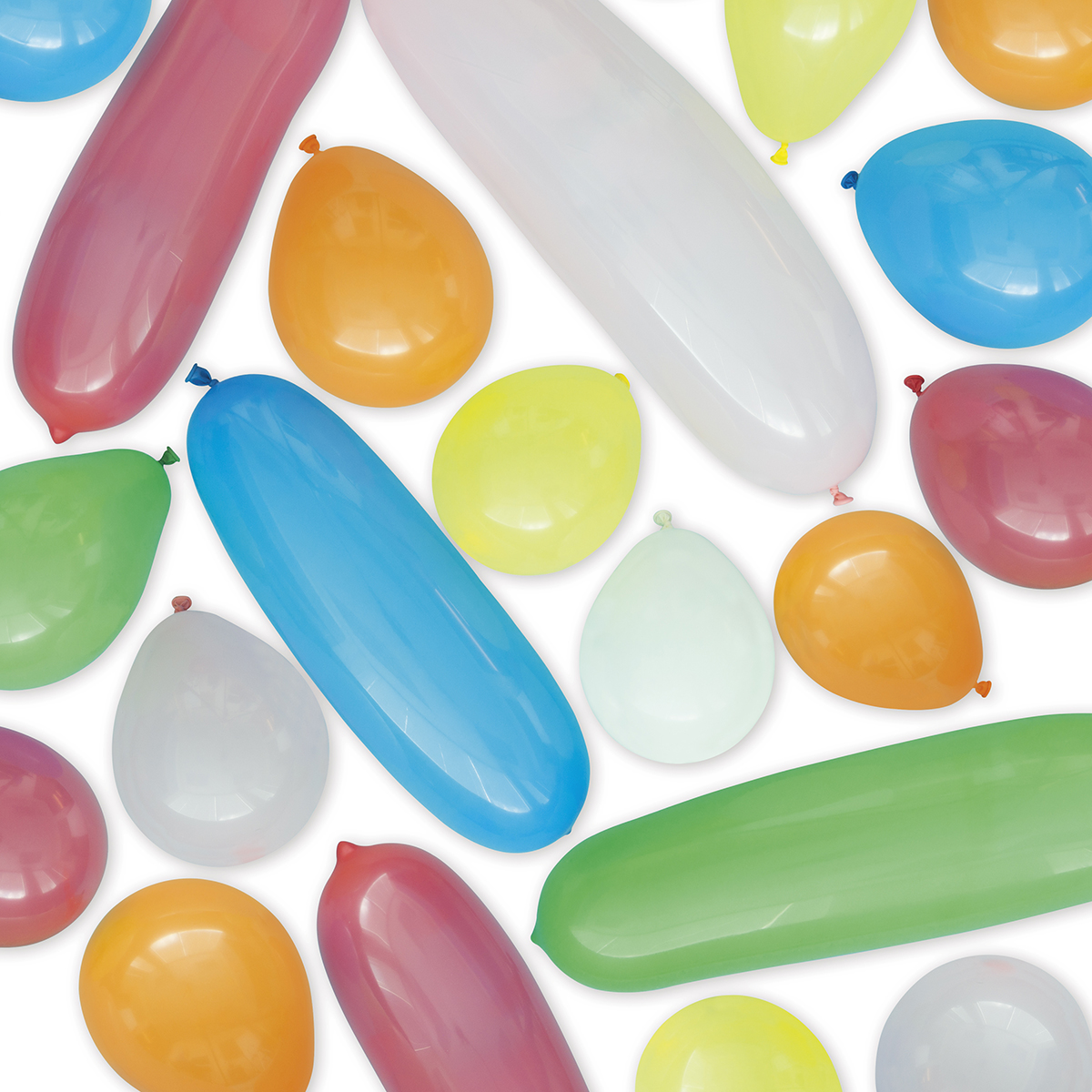 Assorted Latex Balloons 100-Count