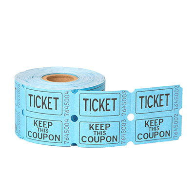 Double Raffle Ticket Roll 500-Count