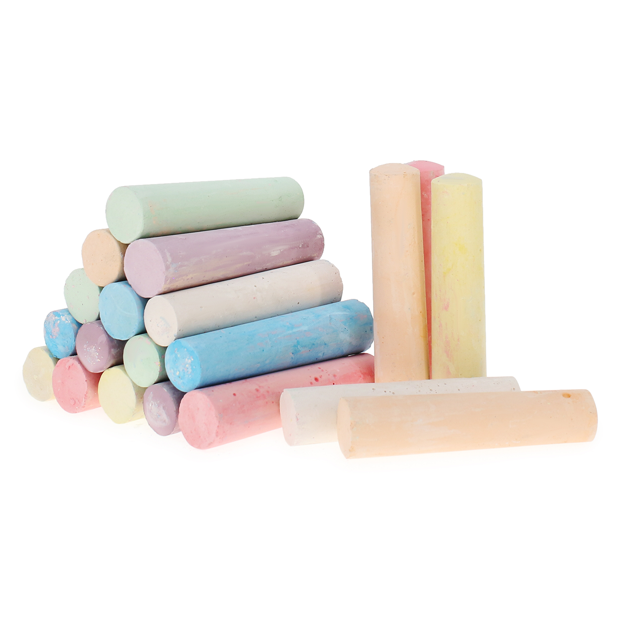 Sidewalk Chalk Bucket 20-Piece