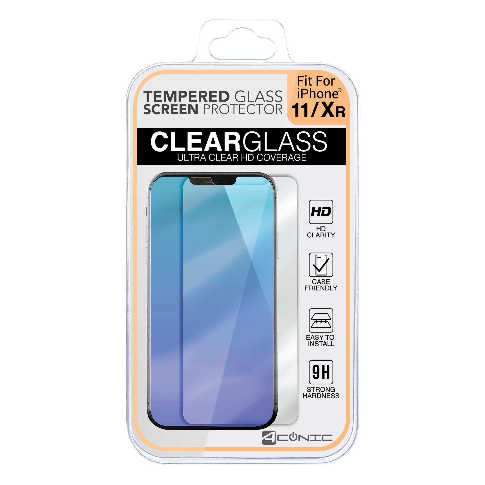 iPhone 11® / iPhone Xr® Tempered Glass Screen Protector