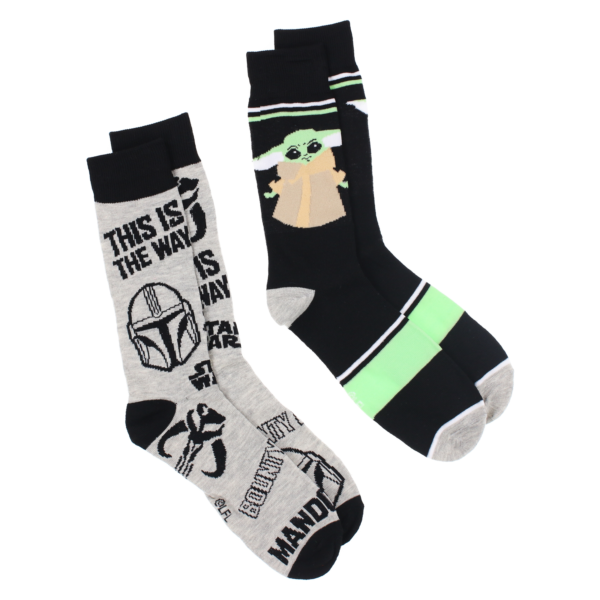 Young Men's The Mandalorian™ Crew Socks 2-Pack