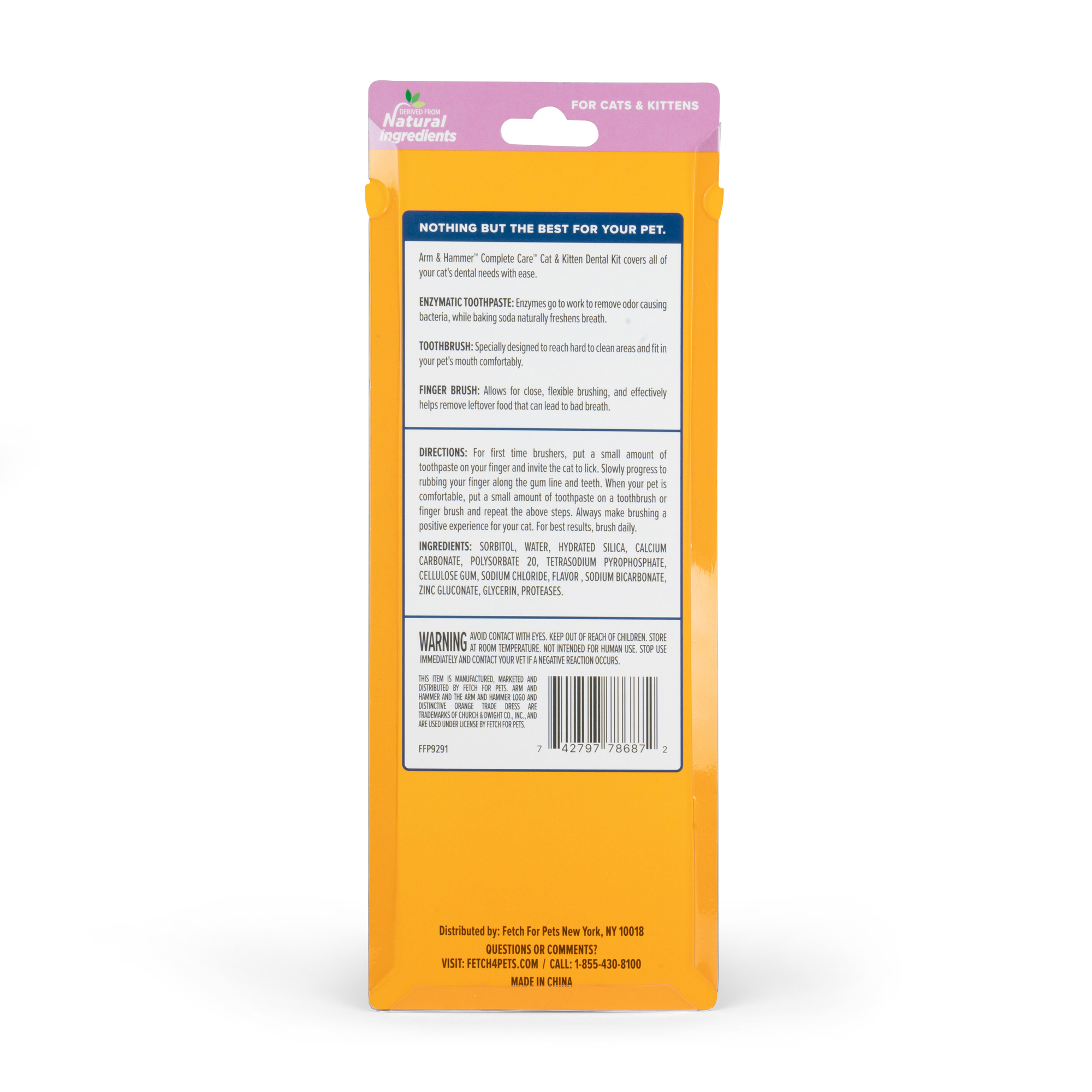 Arm & Hammer® Complete Care Cat Dental Kit