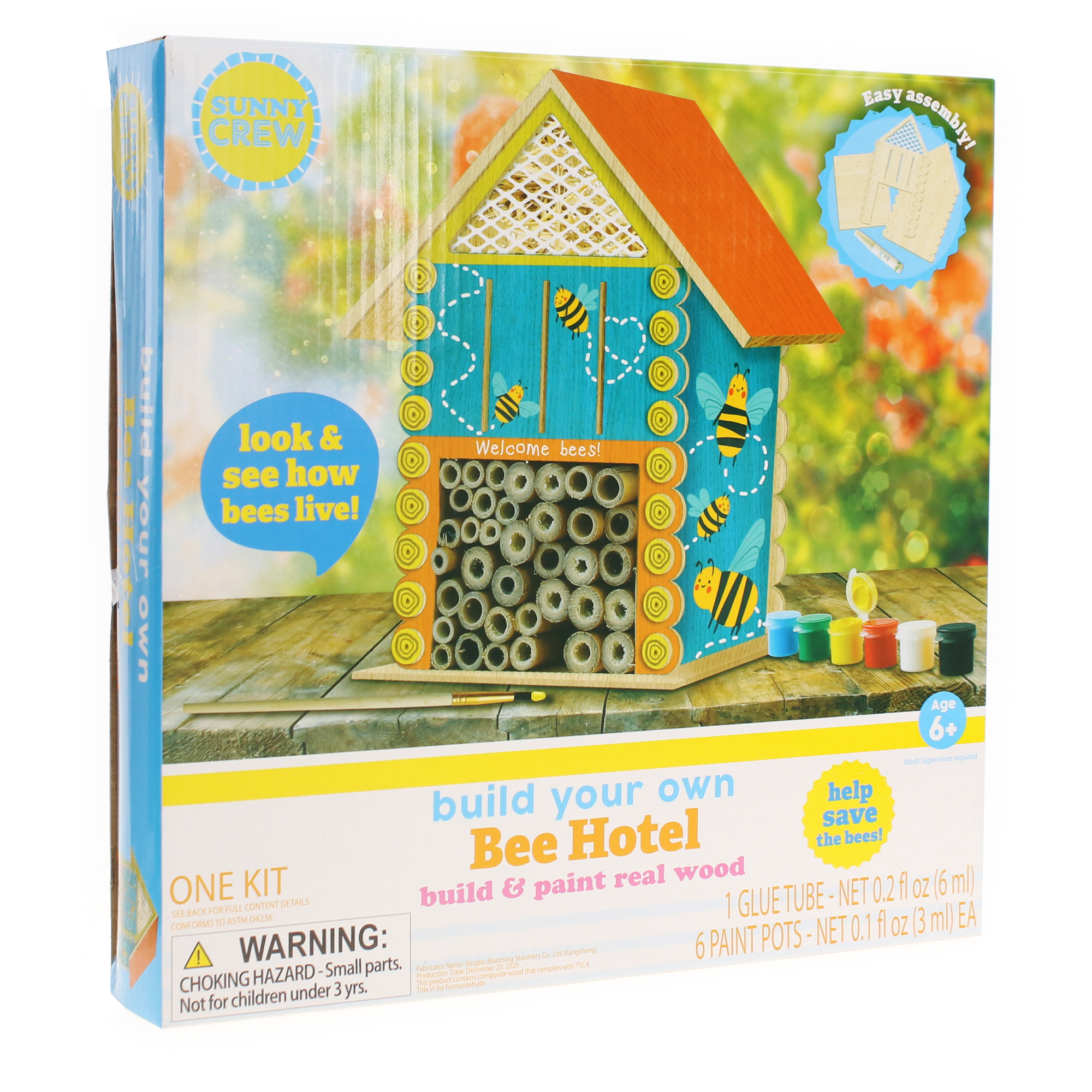 Build-Your-Own Bee Hotel DIY Craft Kit